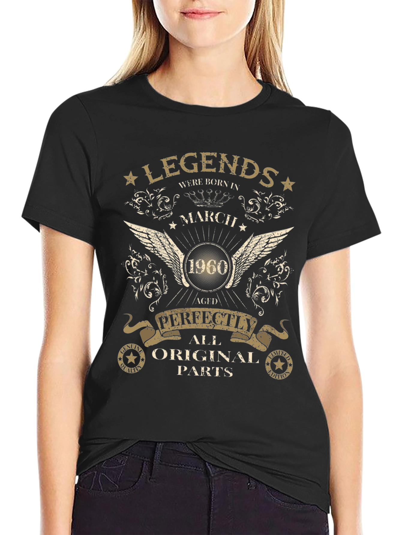 Legends Born in March 1960 Aged Perfectly T-Shirt