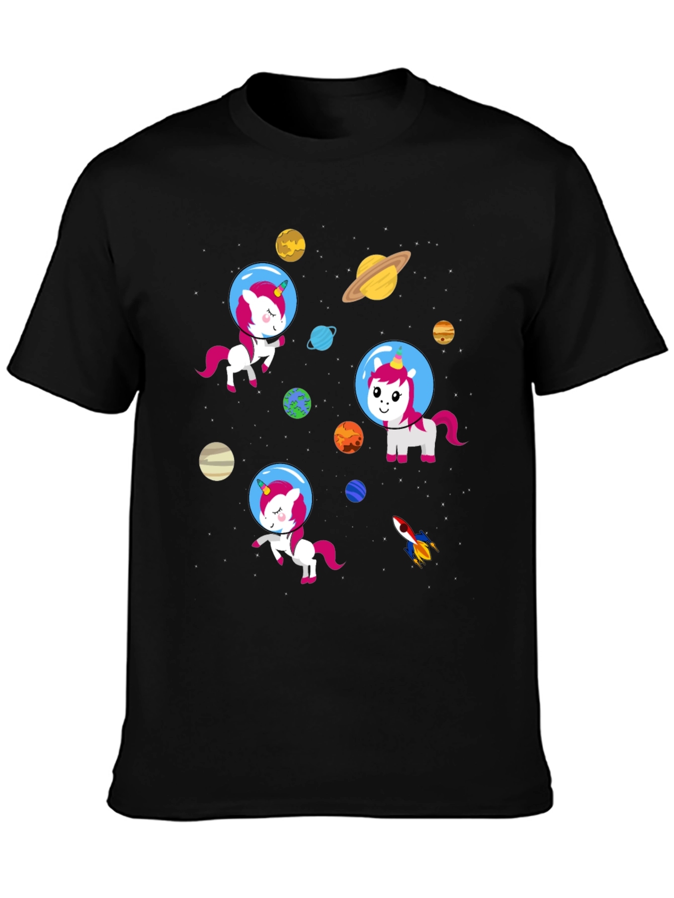 Space Unicorns Graphic T-Shirt