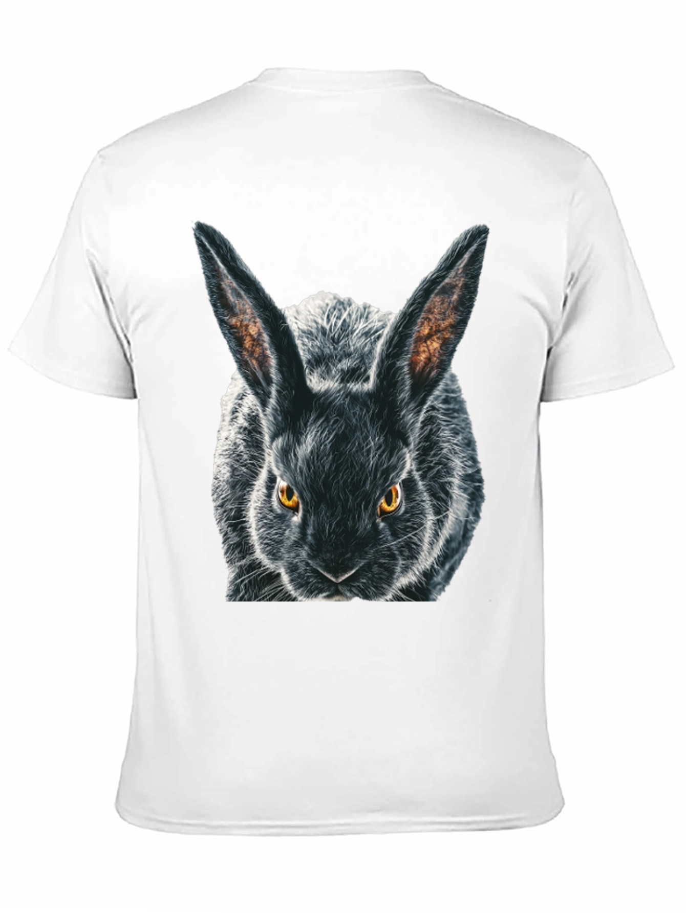 Black Rabbit Graphic T-Shirt - Mens Crew Neck