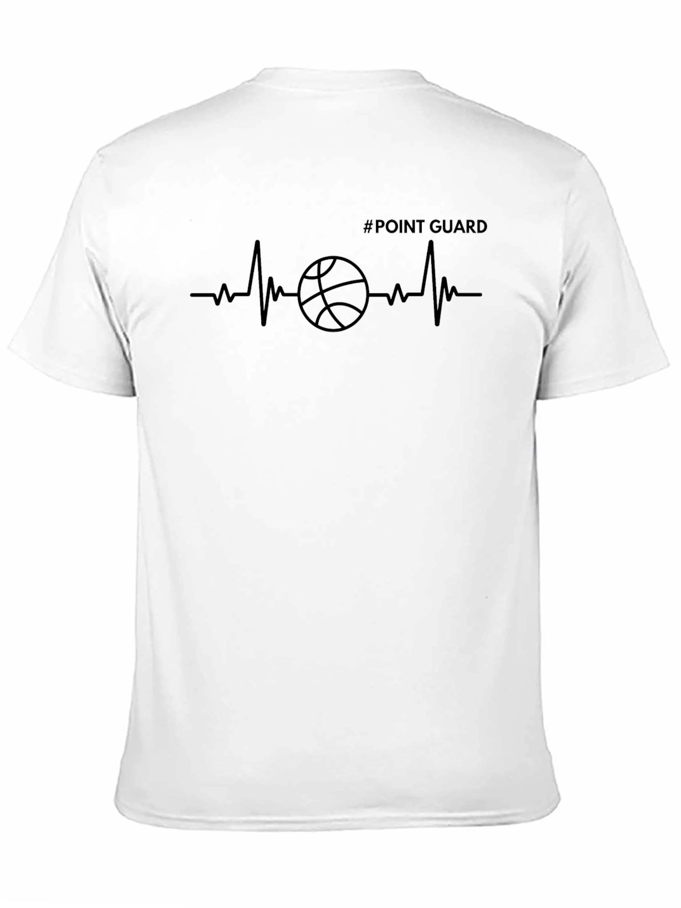 Point Guard Heartbeat T-Shirt - Basketball Player Tee
