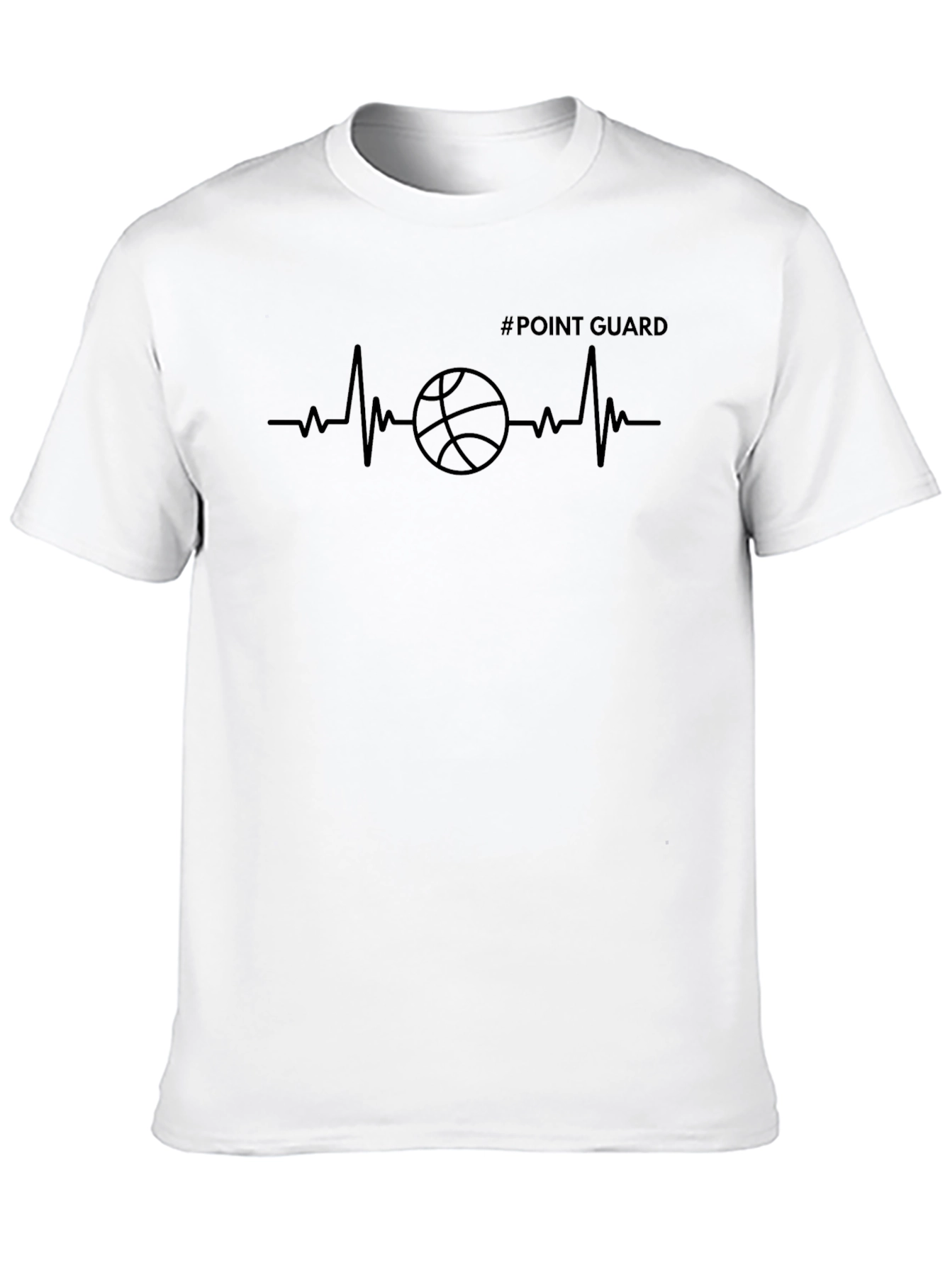 Point Guard Heartbeat T-Shirt - Basketball Player Tee