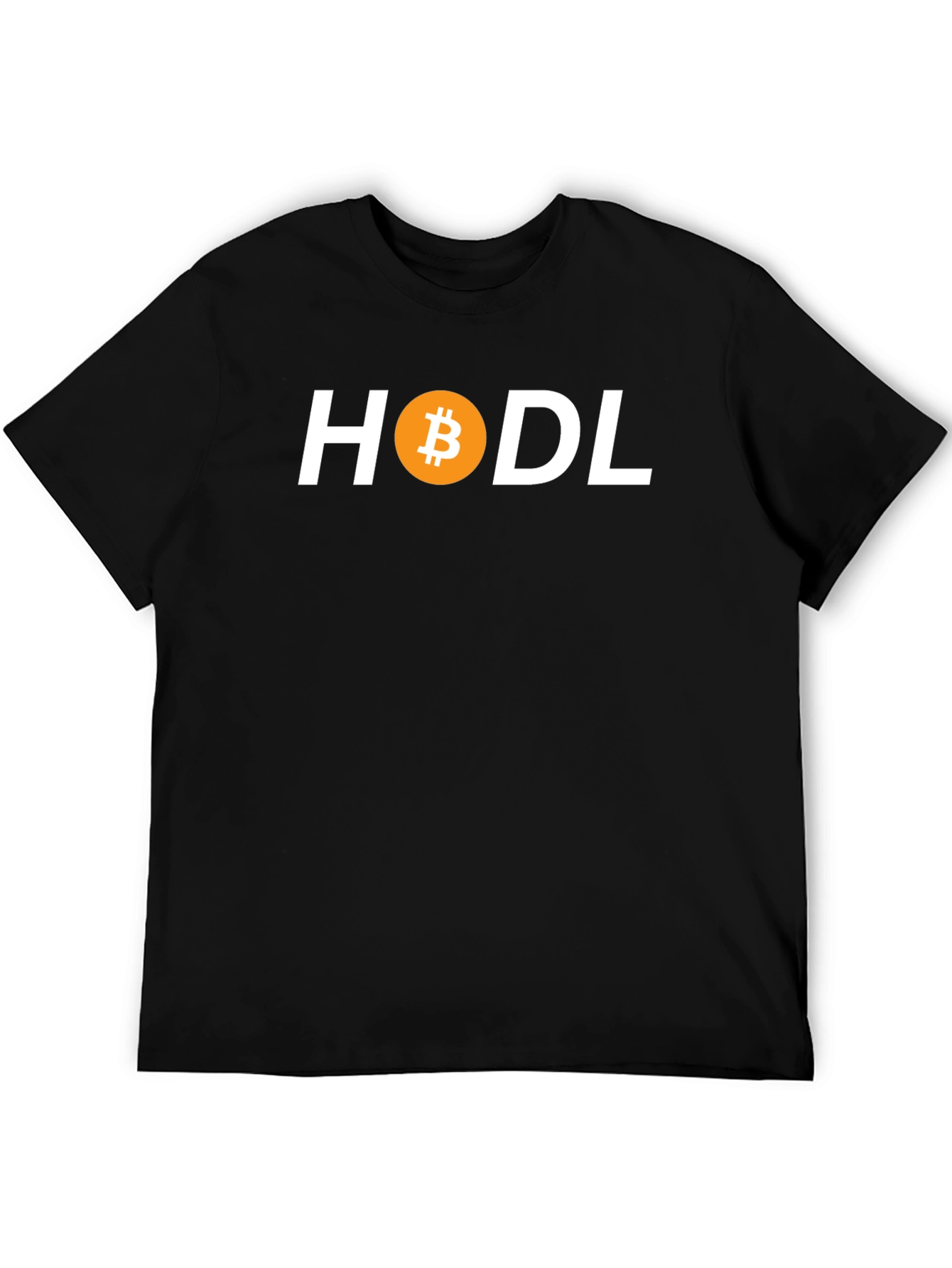 HODL Bitcoin Black T-Shirt - Crypto Investor Apparel