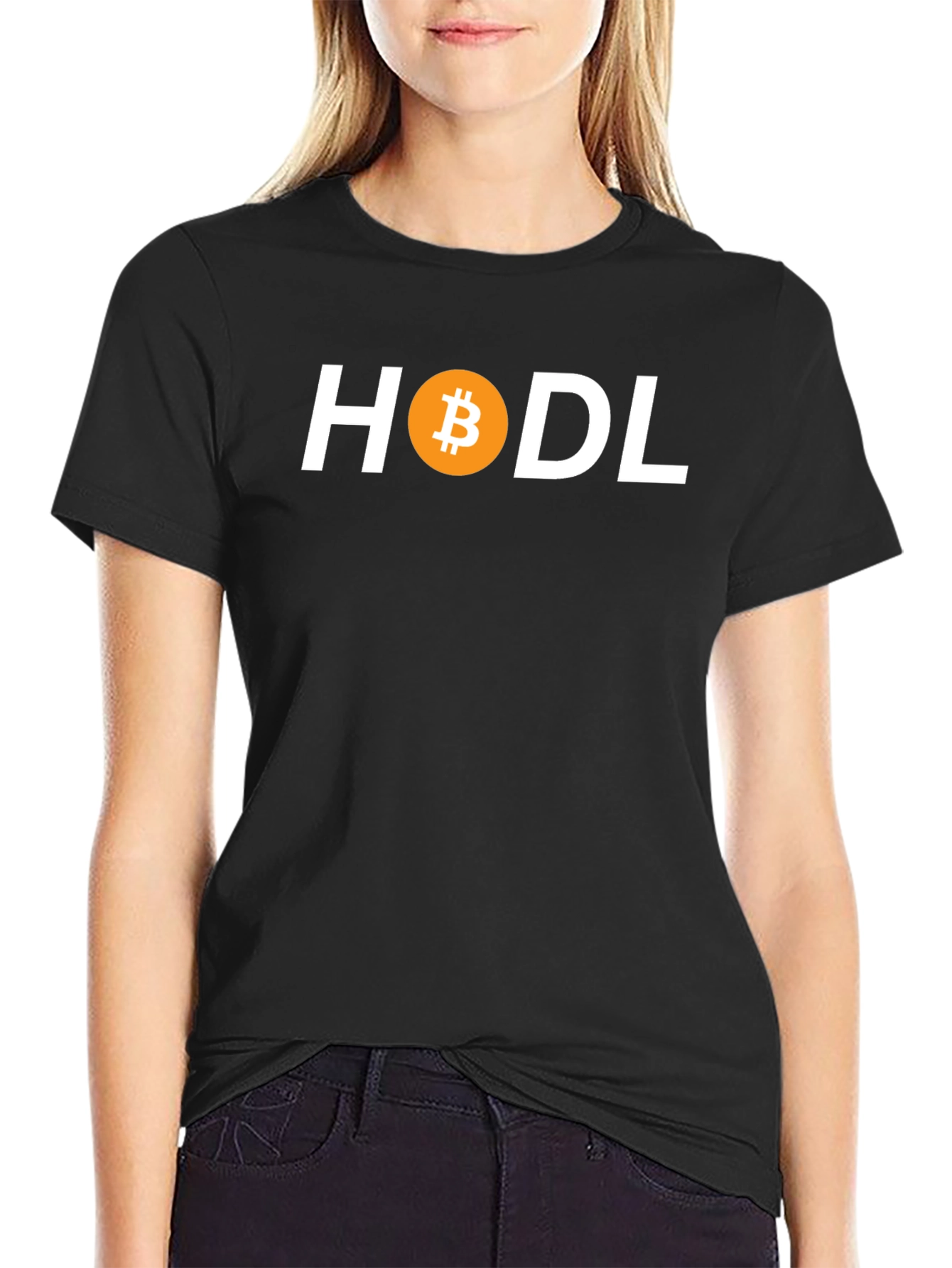 HODL Bitcoin Black T-Shirt - Crypto Investor Apparel