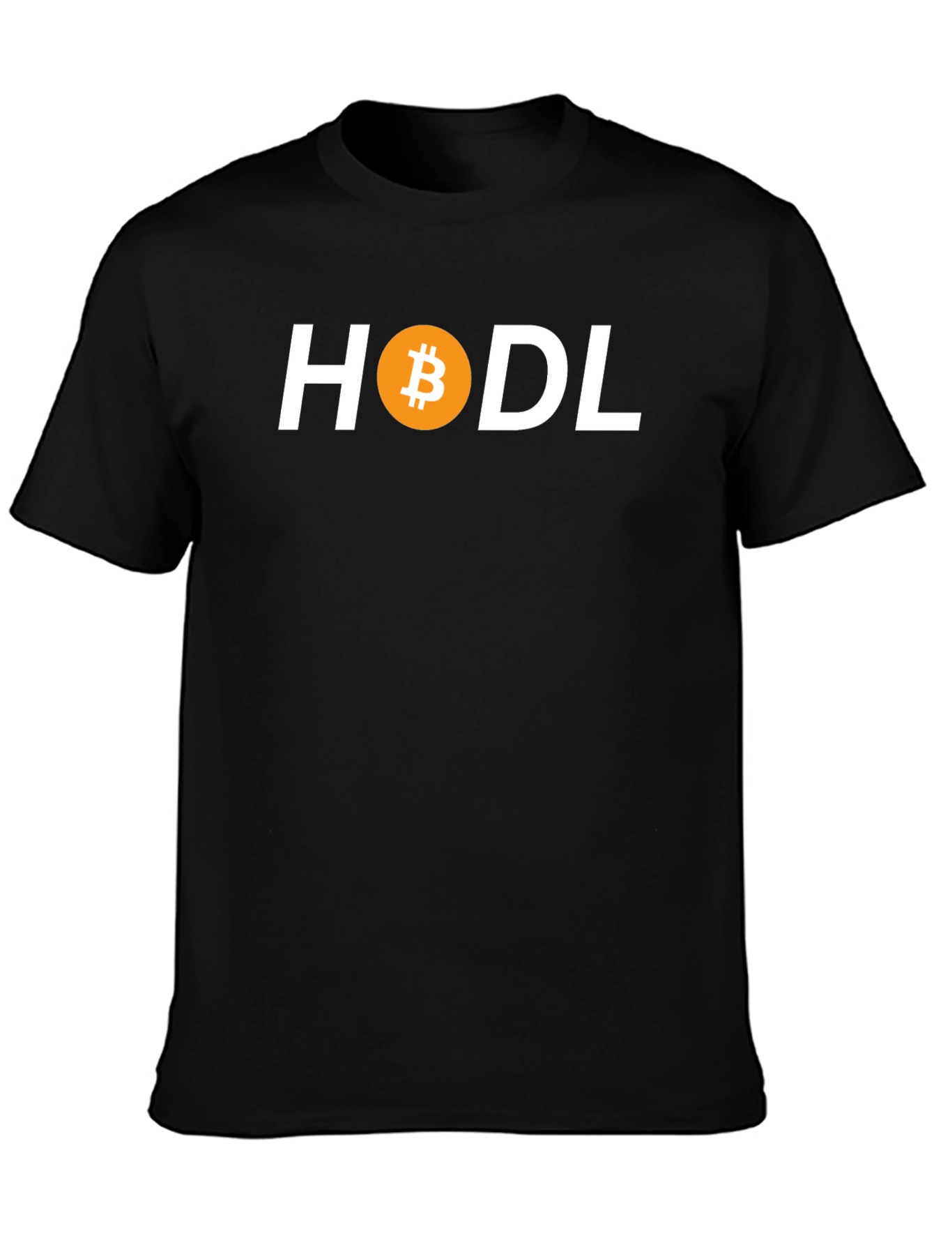 HODL Bitcoin Black T-Shirt - Crypto Investor Apparel