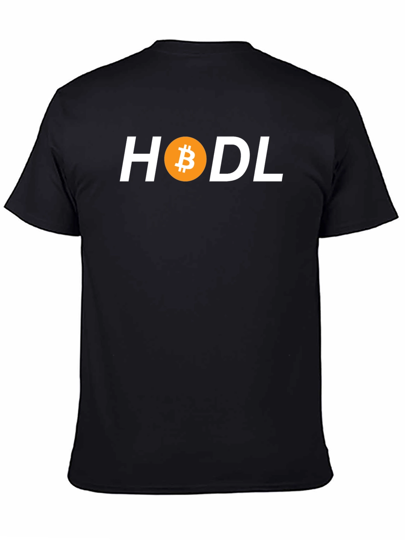 HODL Bitcoin Black T-Shirt - Crypto Investor Apparel