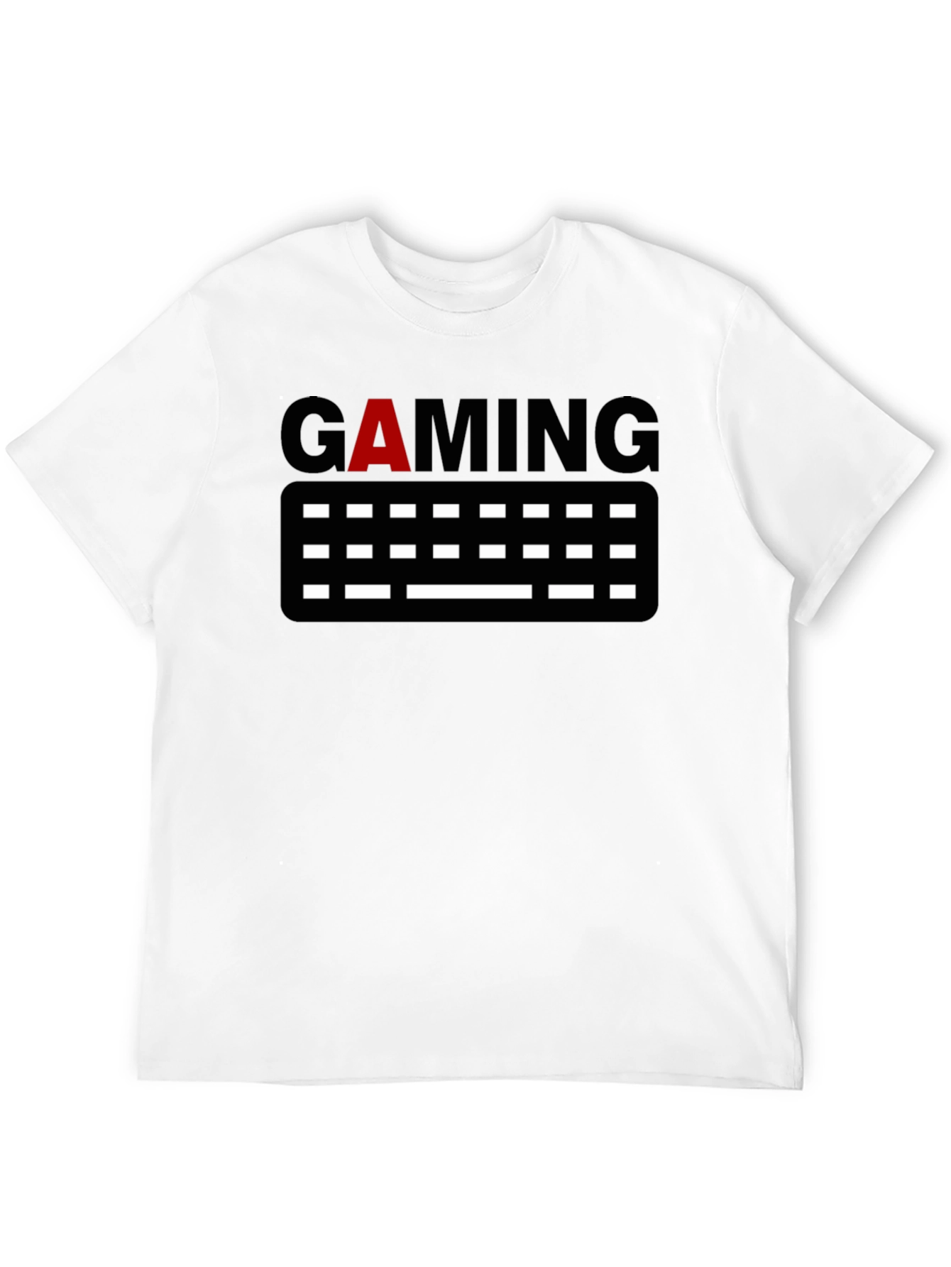 Gaming Keyboard Graphic Tee - Black