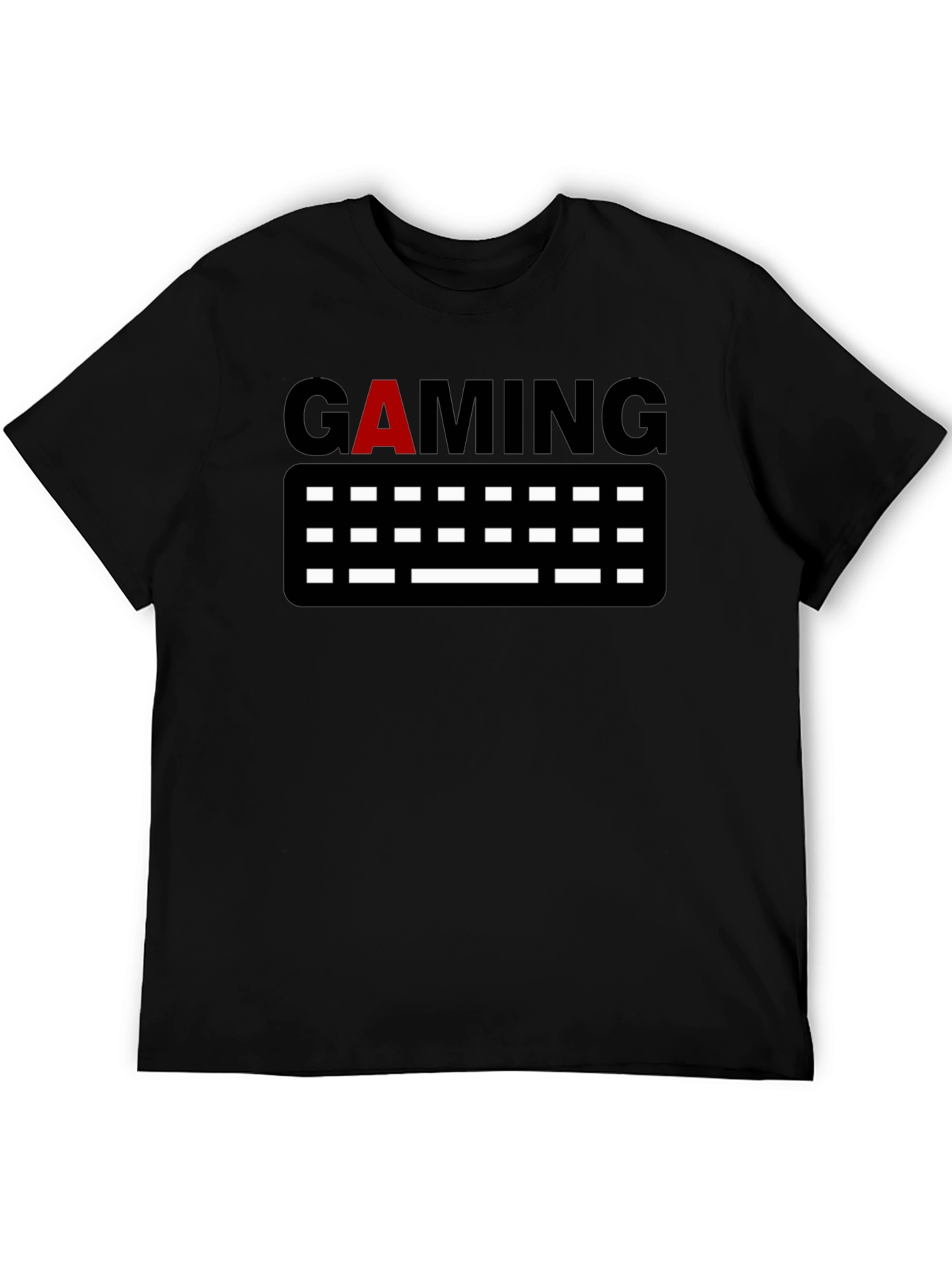 Gaming Keyboard Graphic Tee - Black