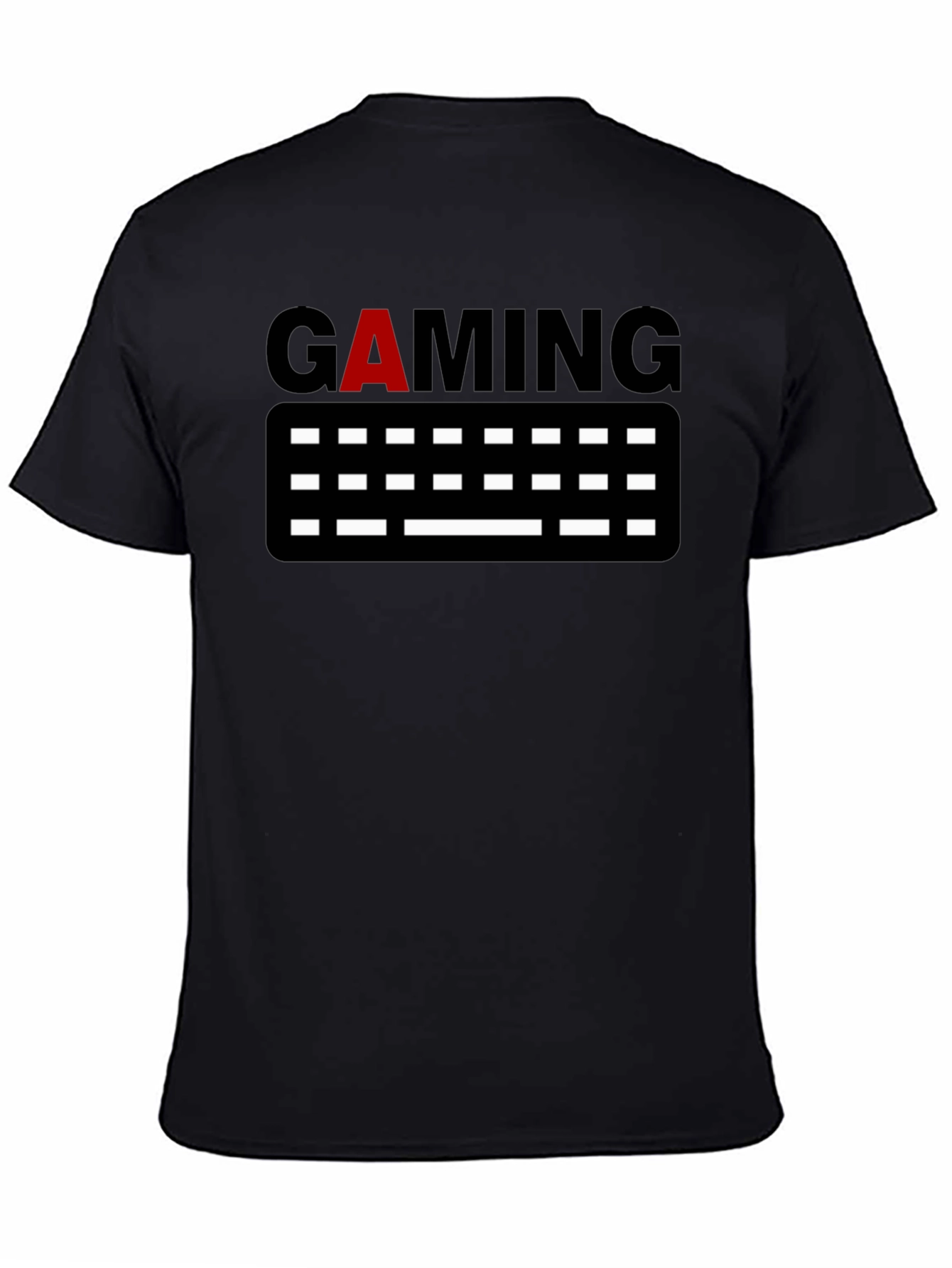 Gaming Keyboard Graphic Tee - Black