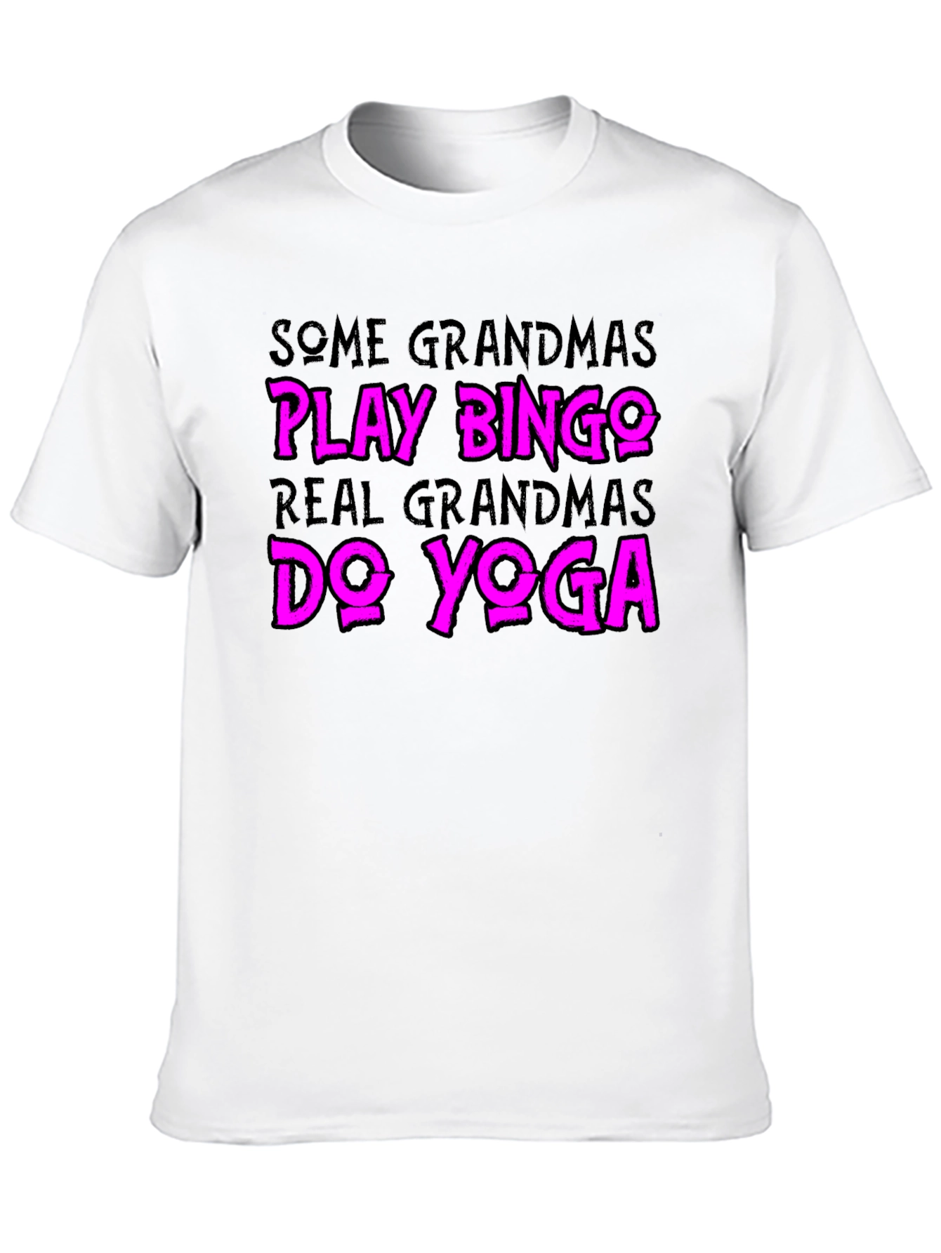 Funny Grandmas Do Yoga Graphic Tee