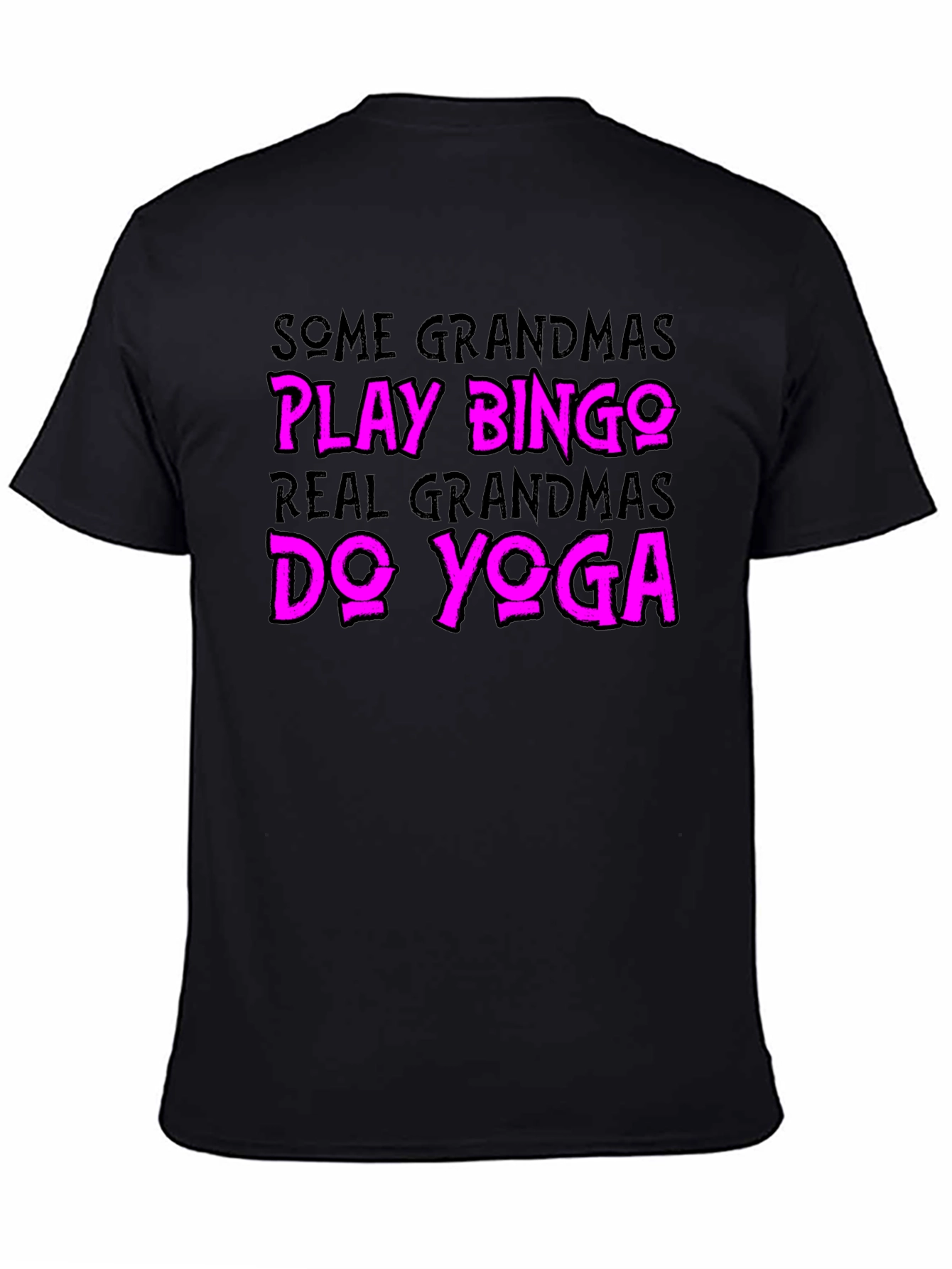 Funny Grandmas Do Yoga Graphic Tee