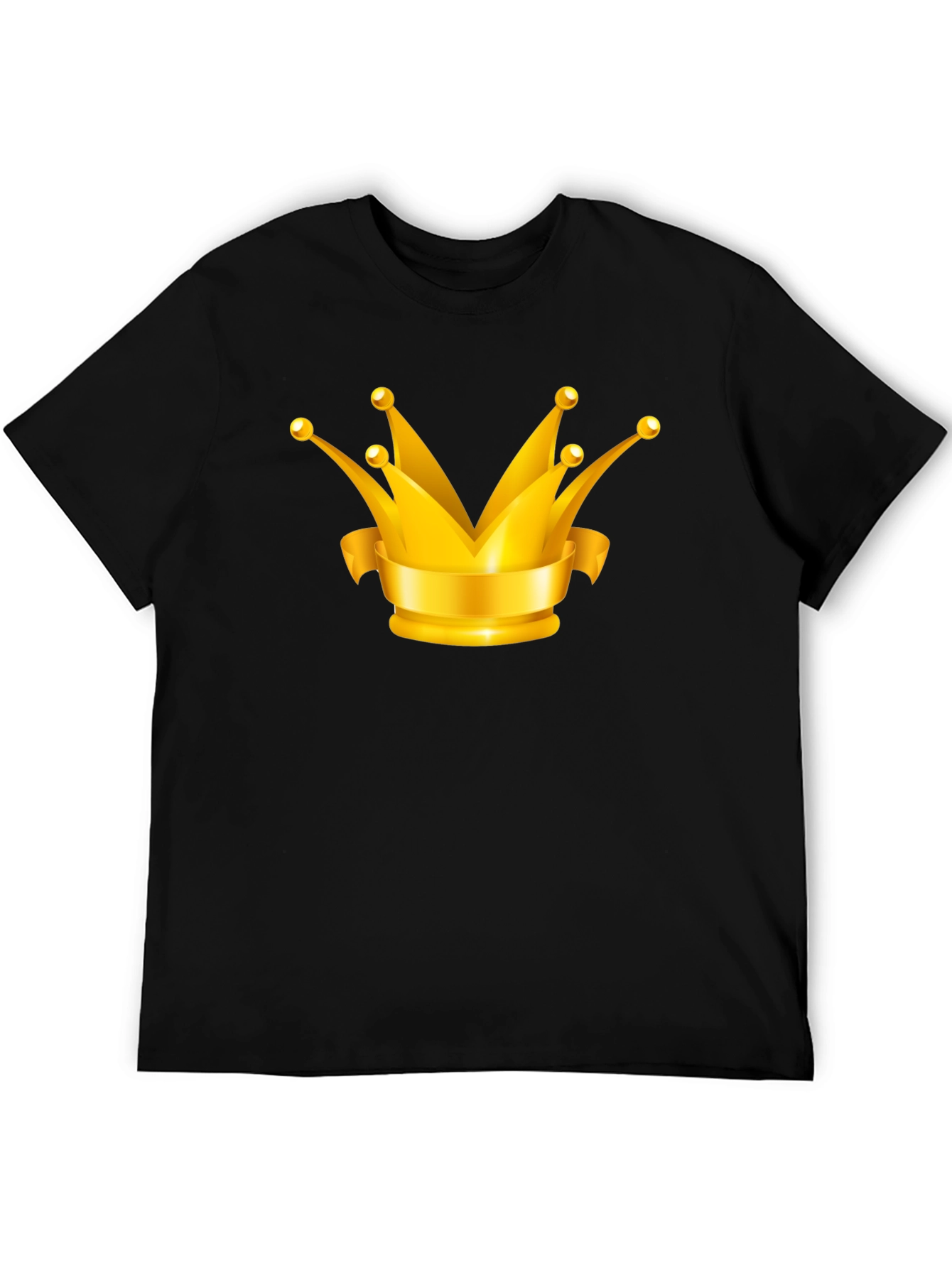Crown Graphic T-Shirt - Black