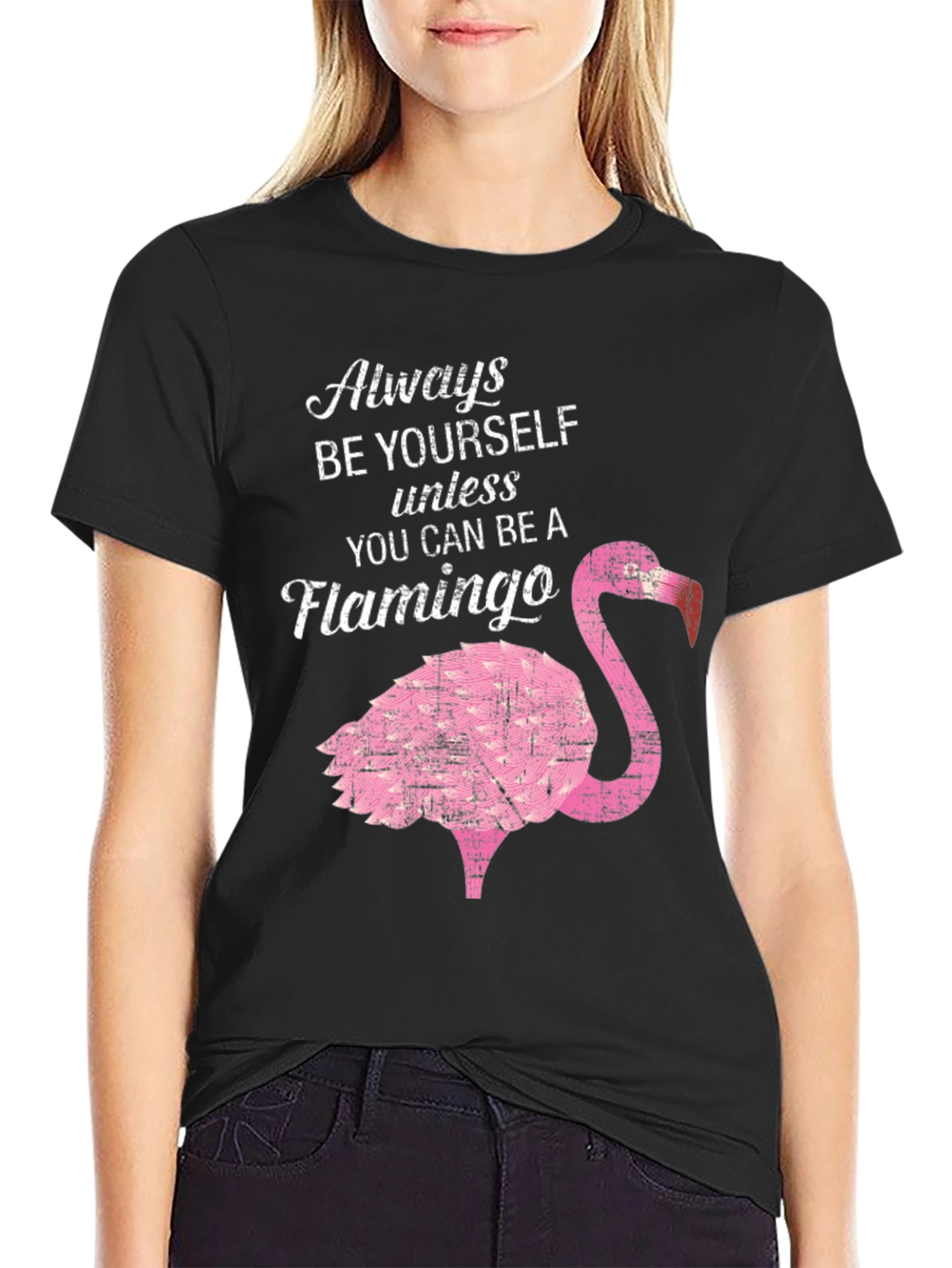 Be a Flamingo T-Shirt - Novelty Graphic Tee