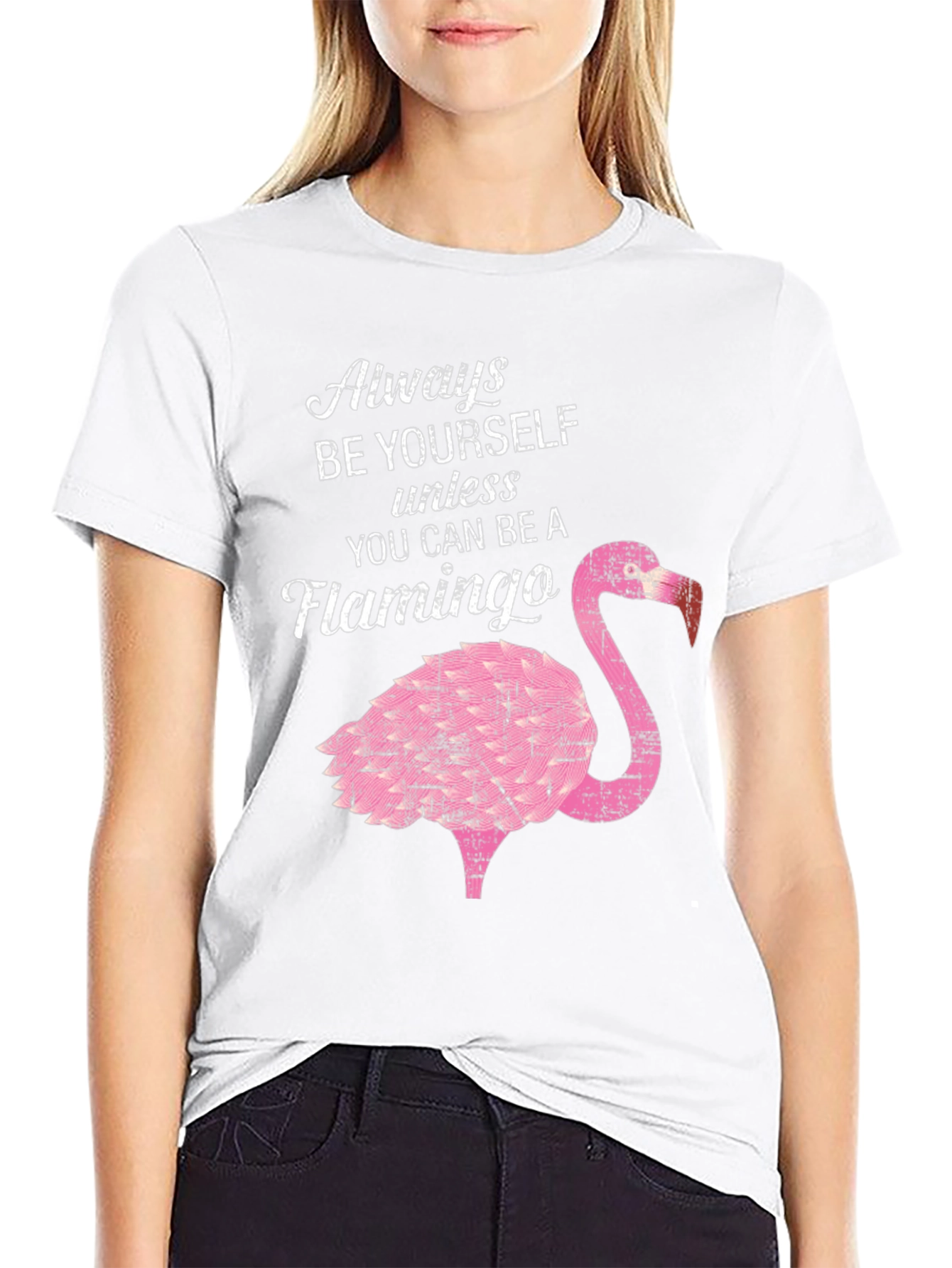 Be a Flamingo T-Shirt - Novelty Graphic Tee
