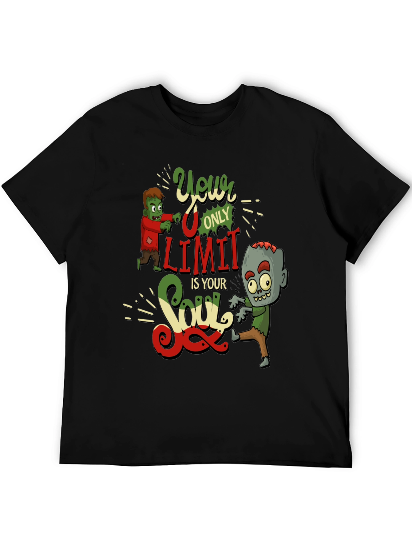 Zombie Soul Graphic Tee - Unleash Your Inner Undead!