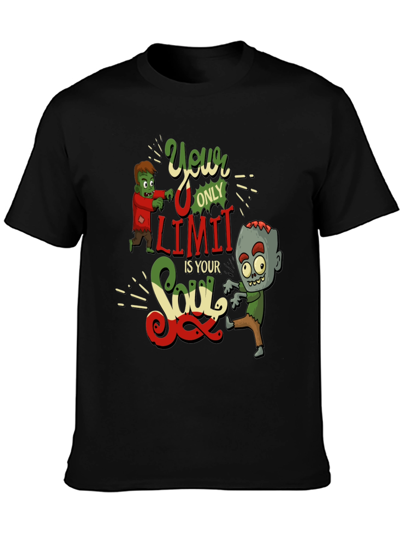 Zombie Soul Graphic Tee - Unleash Your Inner Undead!