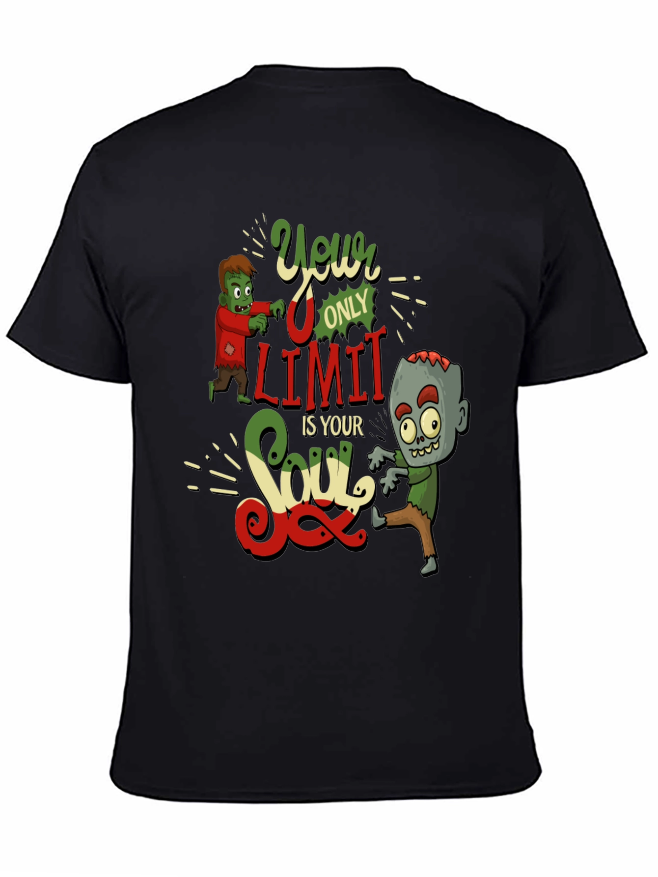 Zombie Soul Graphic Tee - Unleash Your Inner Undead!