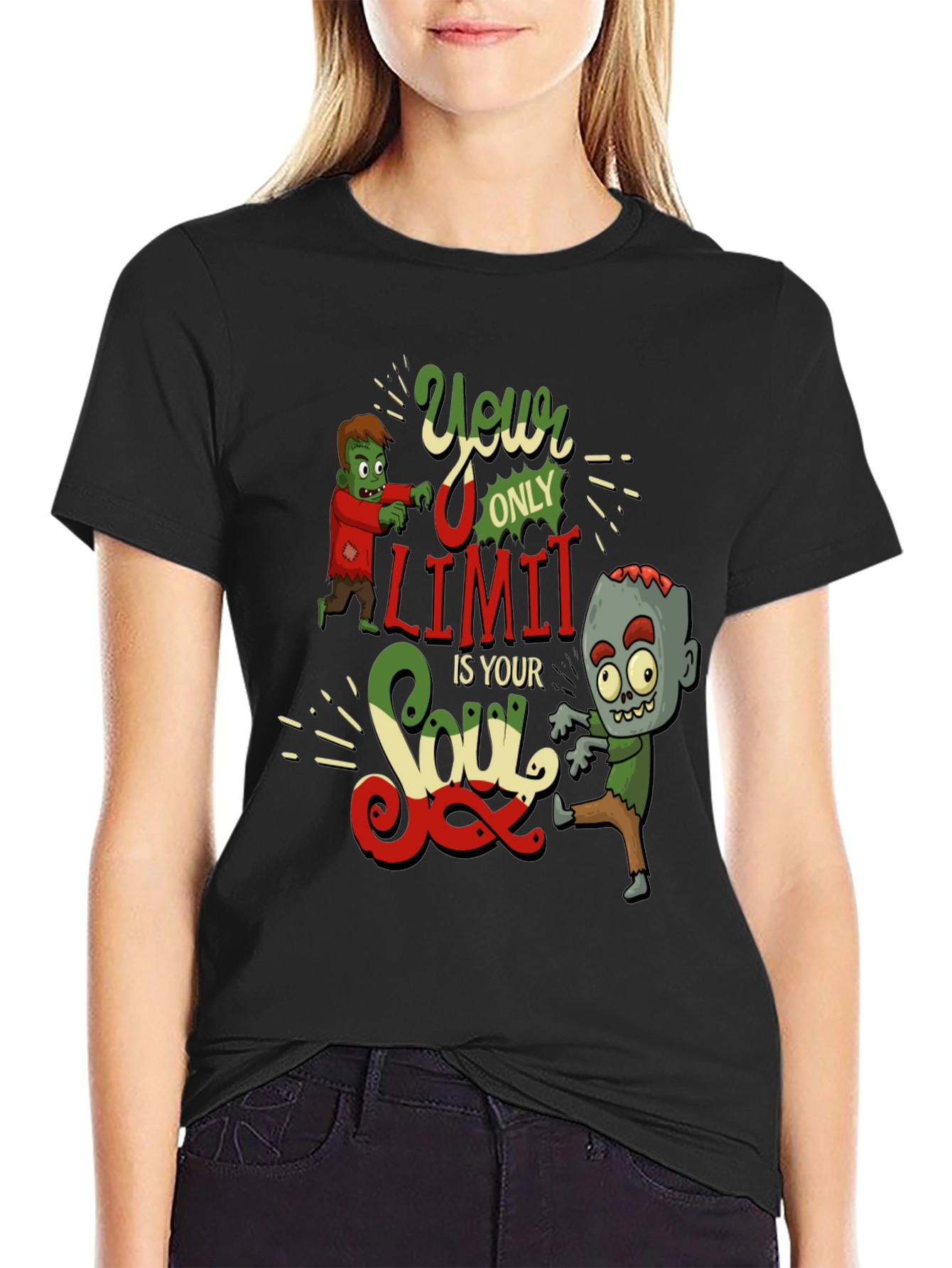 Zombie Soul Graphic Tee - Unleash Your Inner Undead!