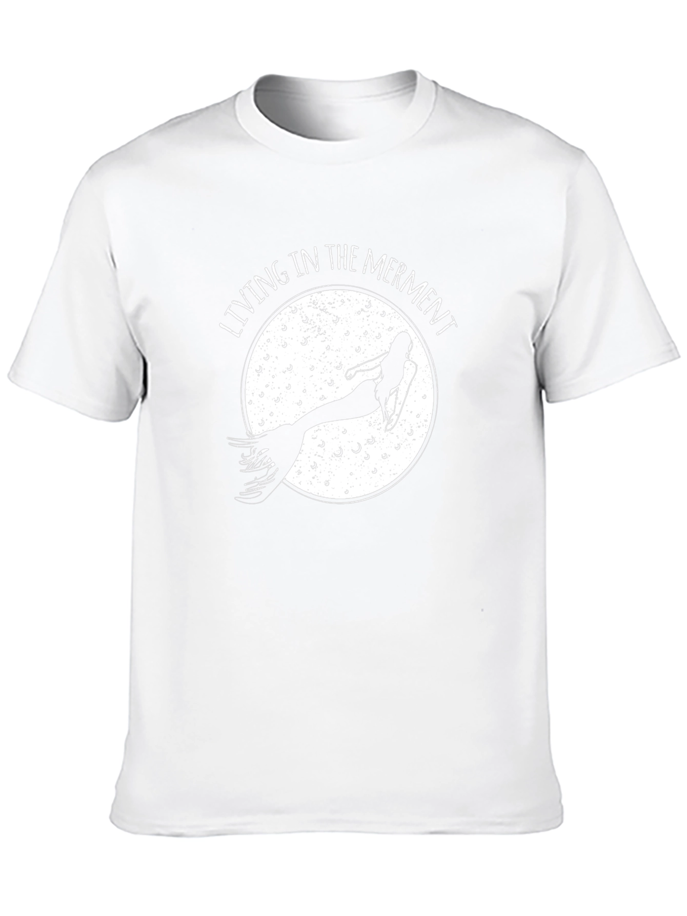 Living in the Merment Black T-Shirt