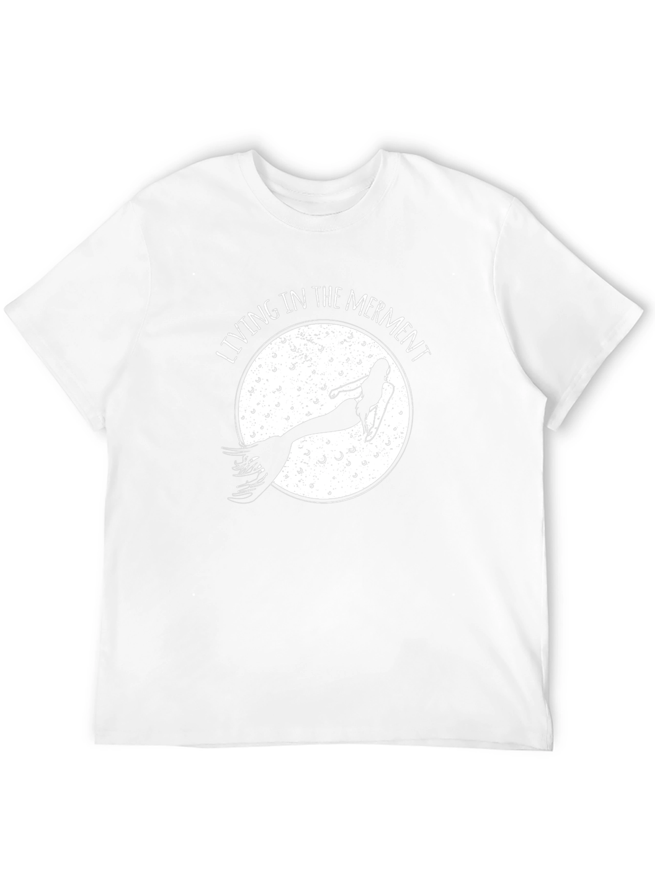 Living in the Merment Black T-Shirt
