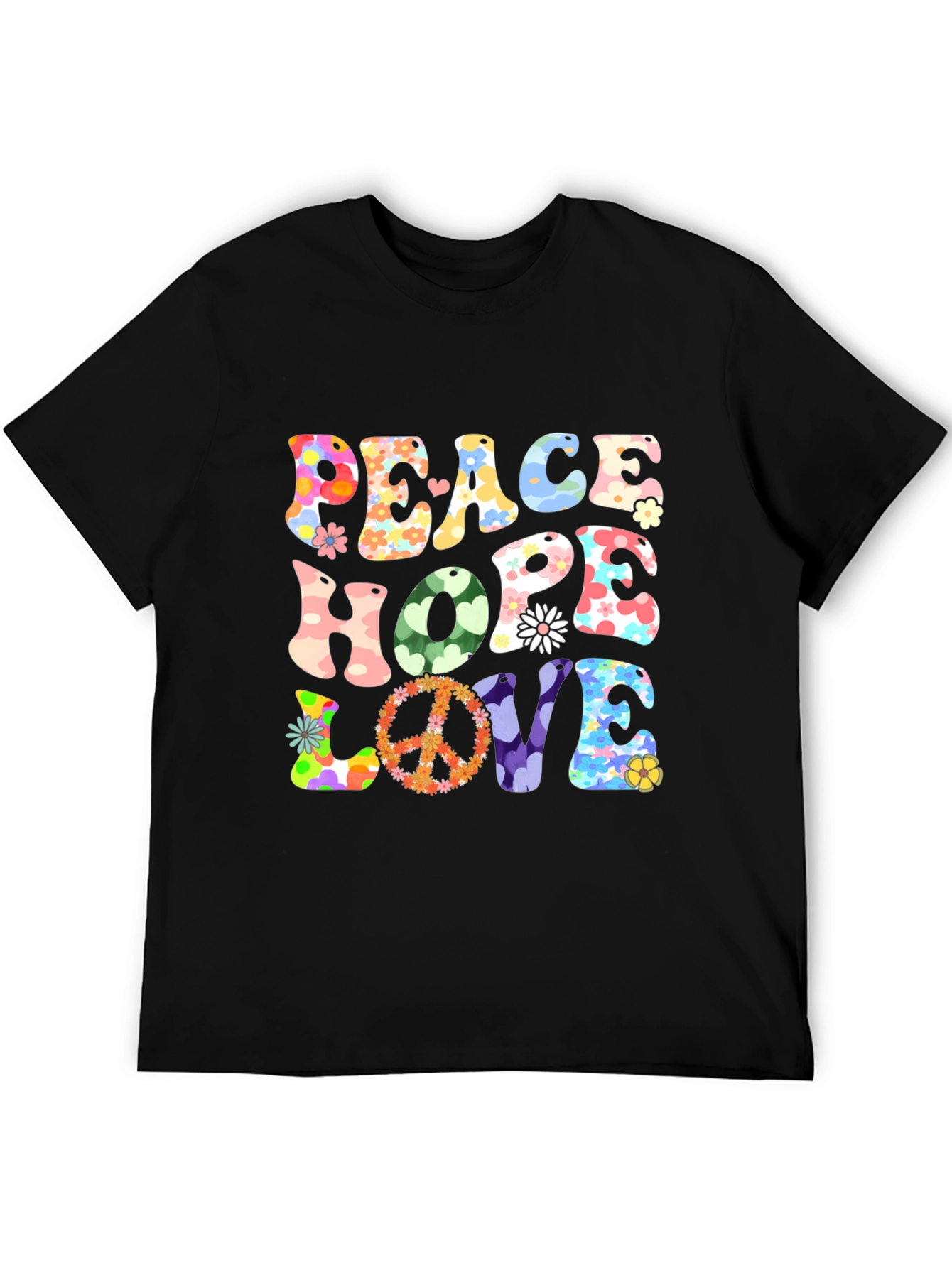 Peace Hope Love Graphic T-Shirt