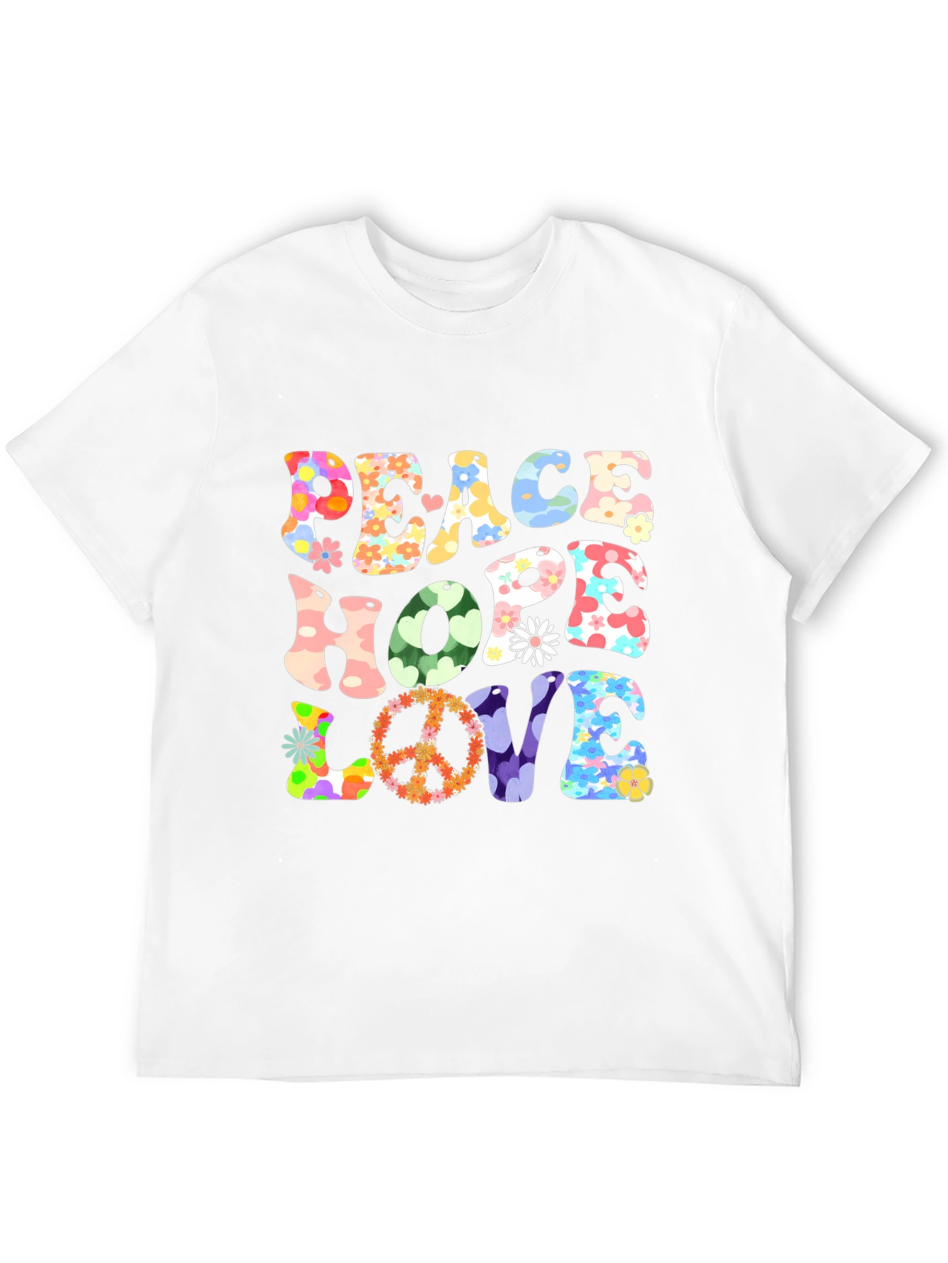 Peace Hope Love Graphic T-Shirt