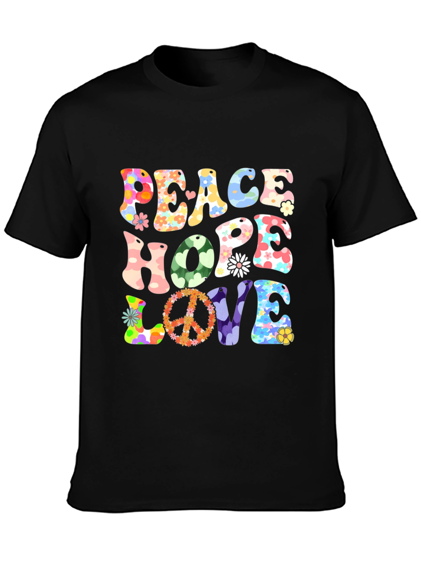 Peace Hope Love Graphic T-Shirt