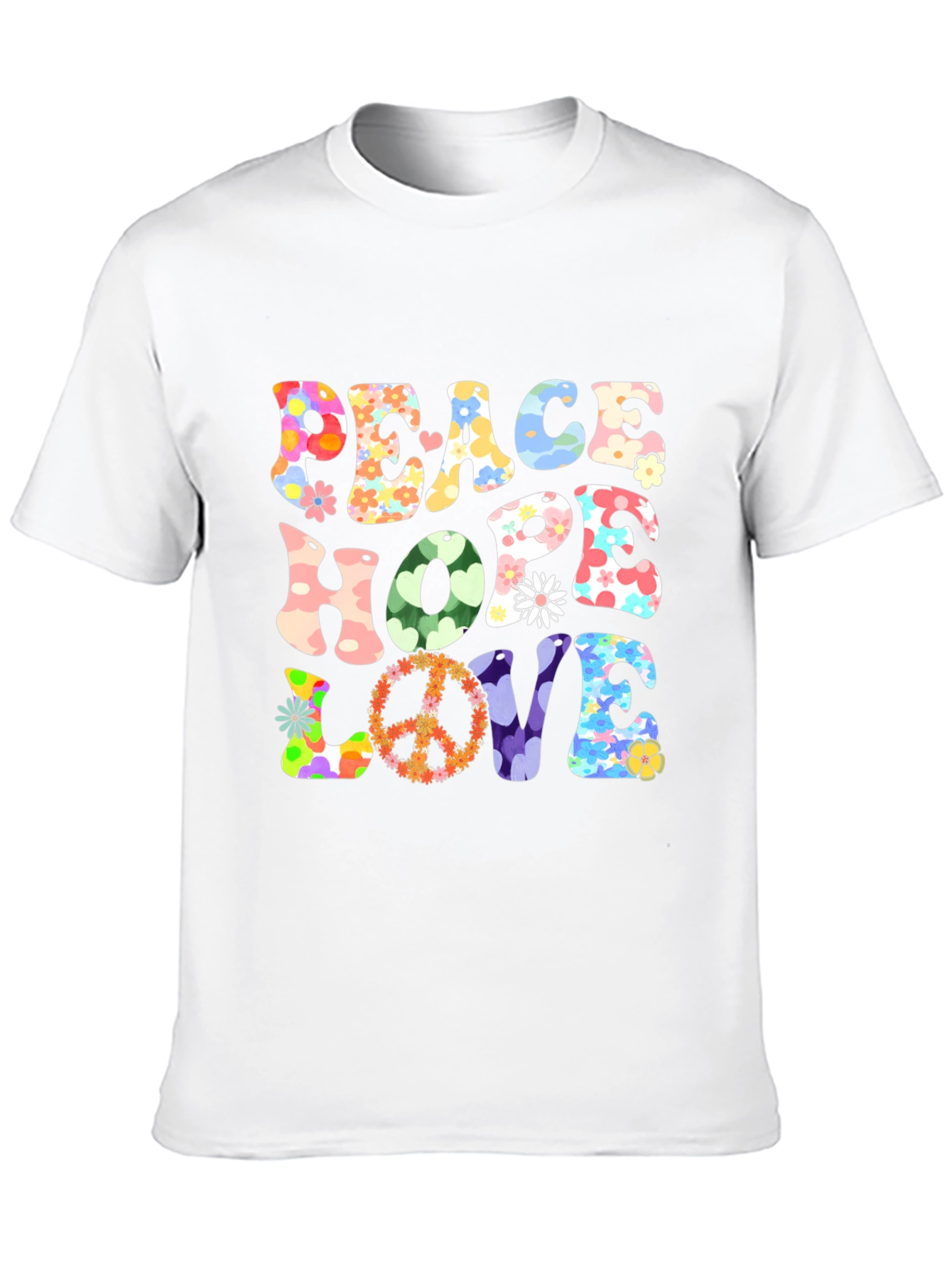 Peace Hope Love Graphic T-Shirt