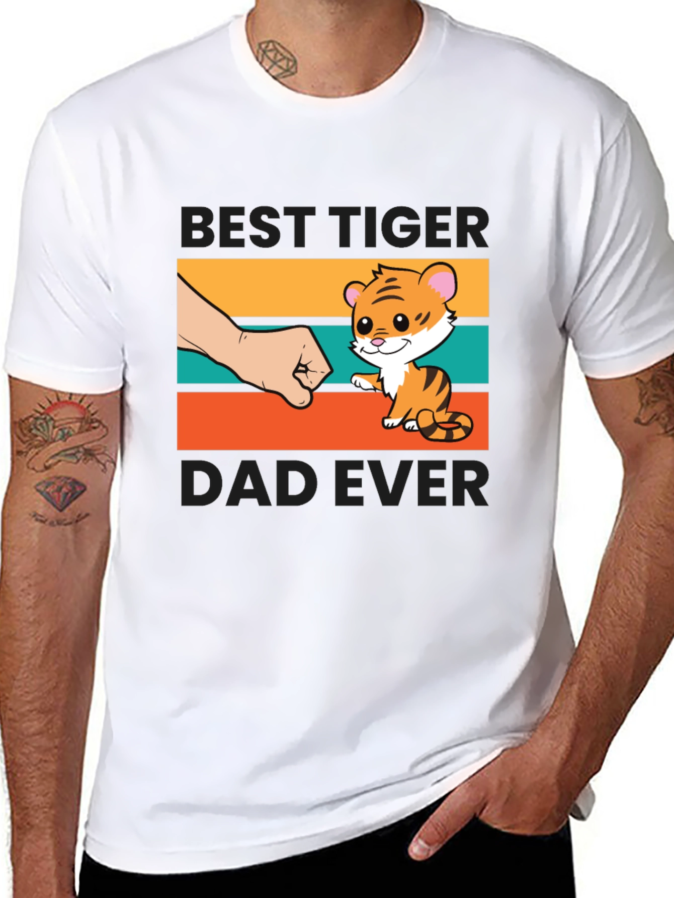 Best Tiger Dad Ever T-Shirt