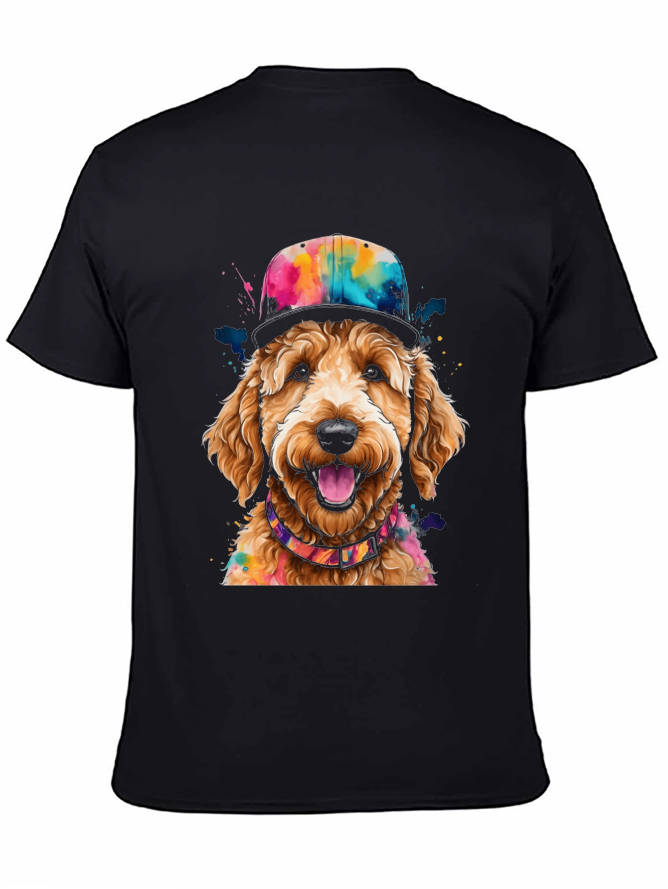 Dog in Hat Graphic Tee