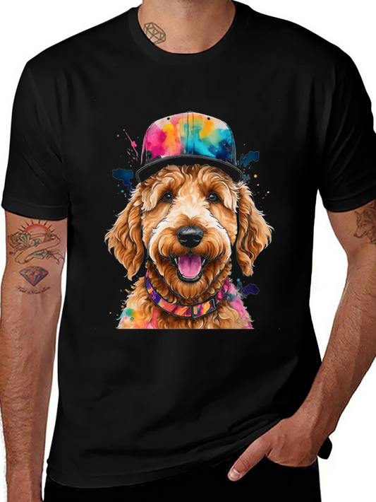 Dog in Hat Graphic Tee