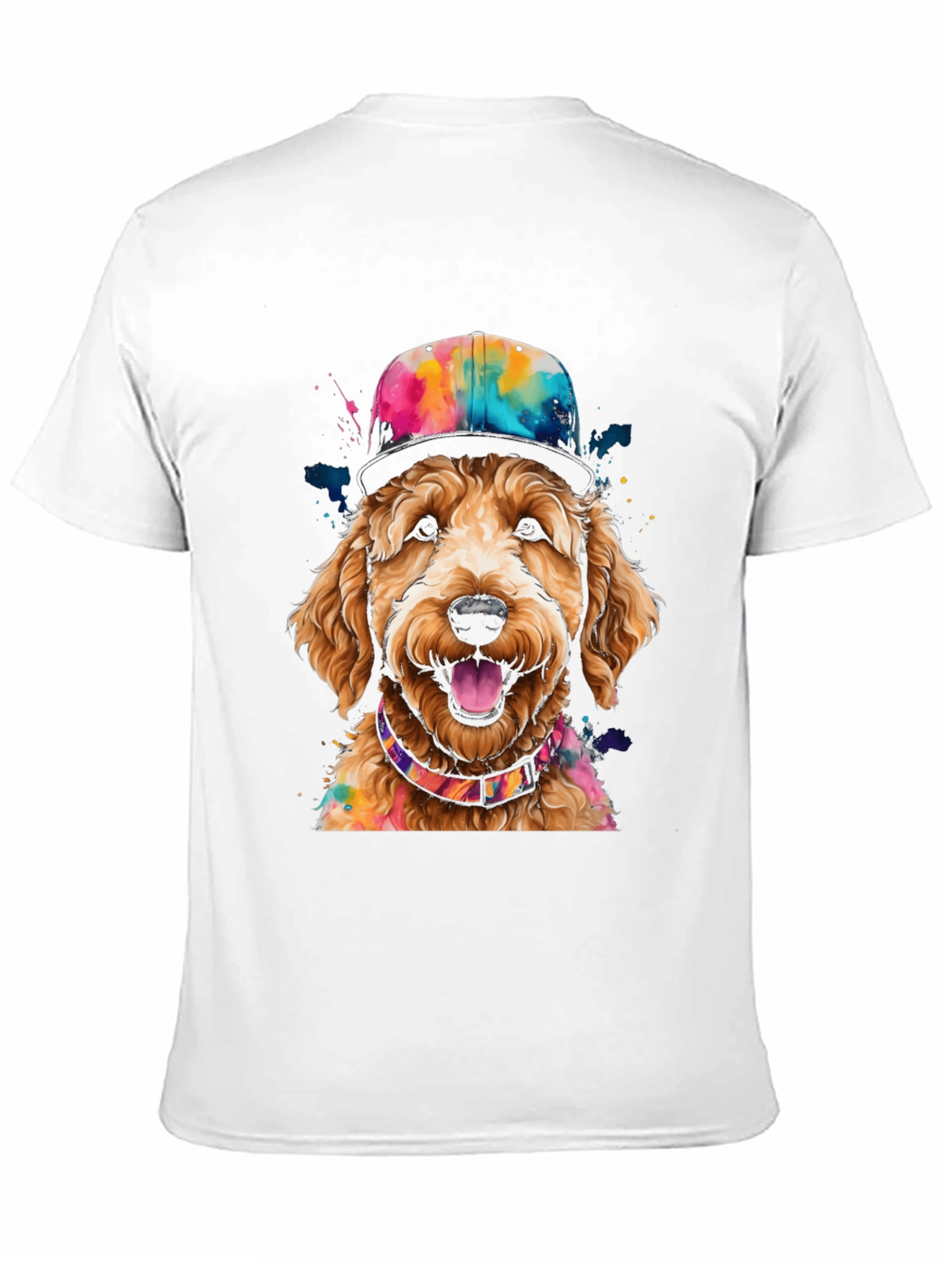 Dog in Hat Graphic Tee