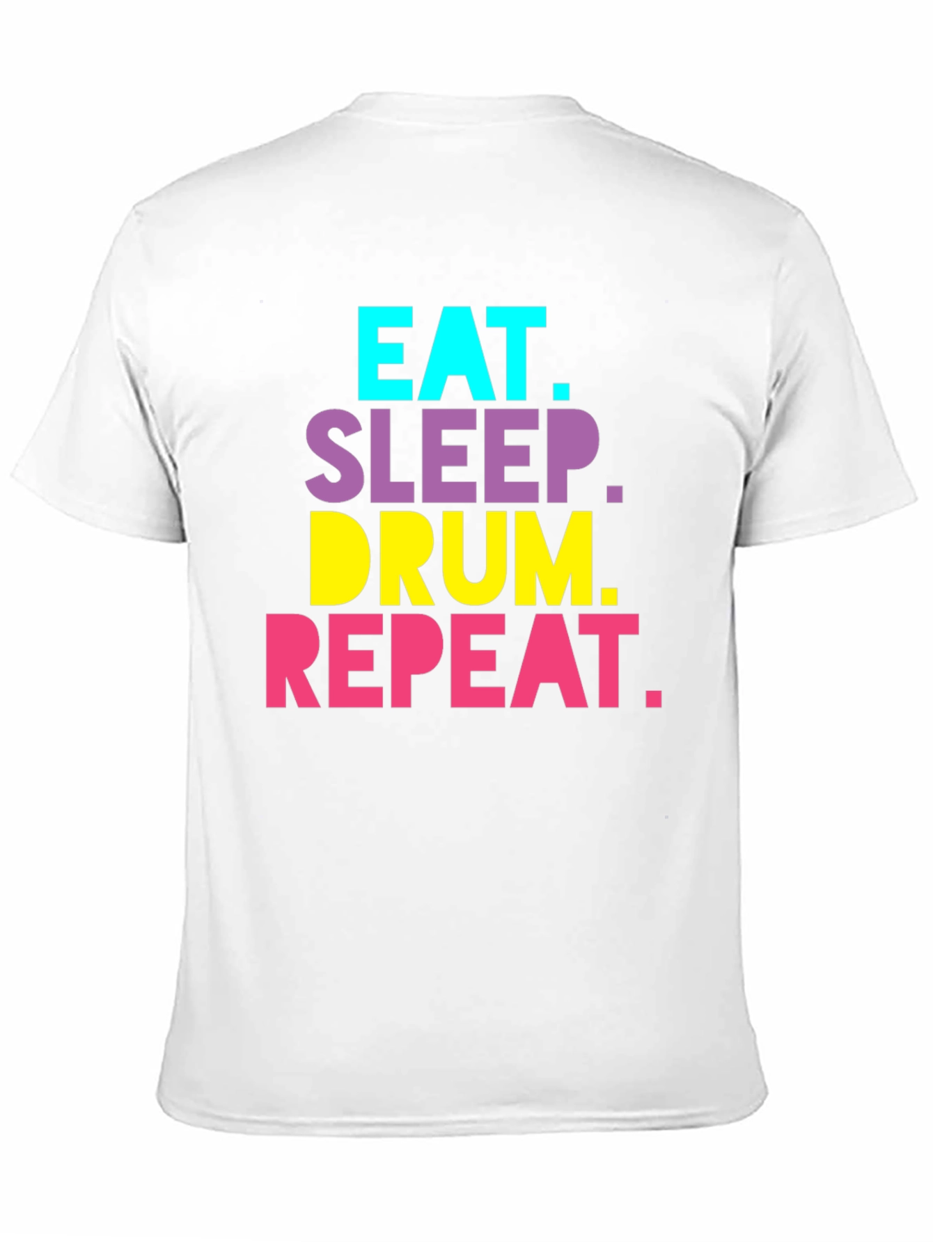 Eat Sleep Drum Repeat Black T-Shirt