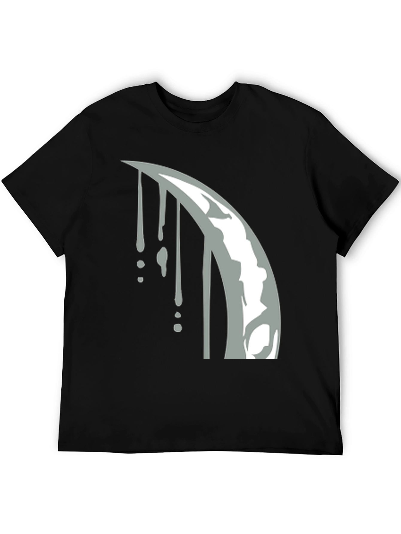 Scythe Drip Graphic Tee - Black Cotton Blend T-Shirt