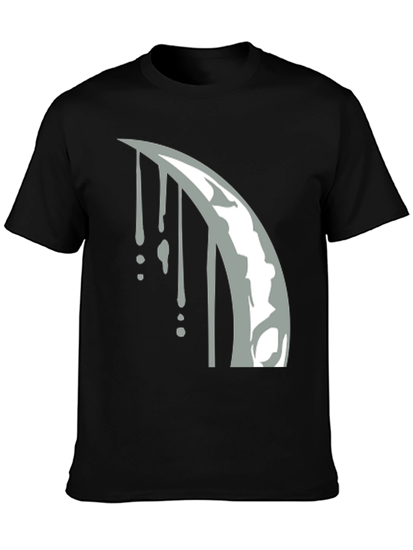 Scythe Drip Graphic Tee - Black Cotton Blend T-Shirt