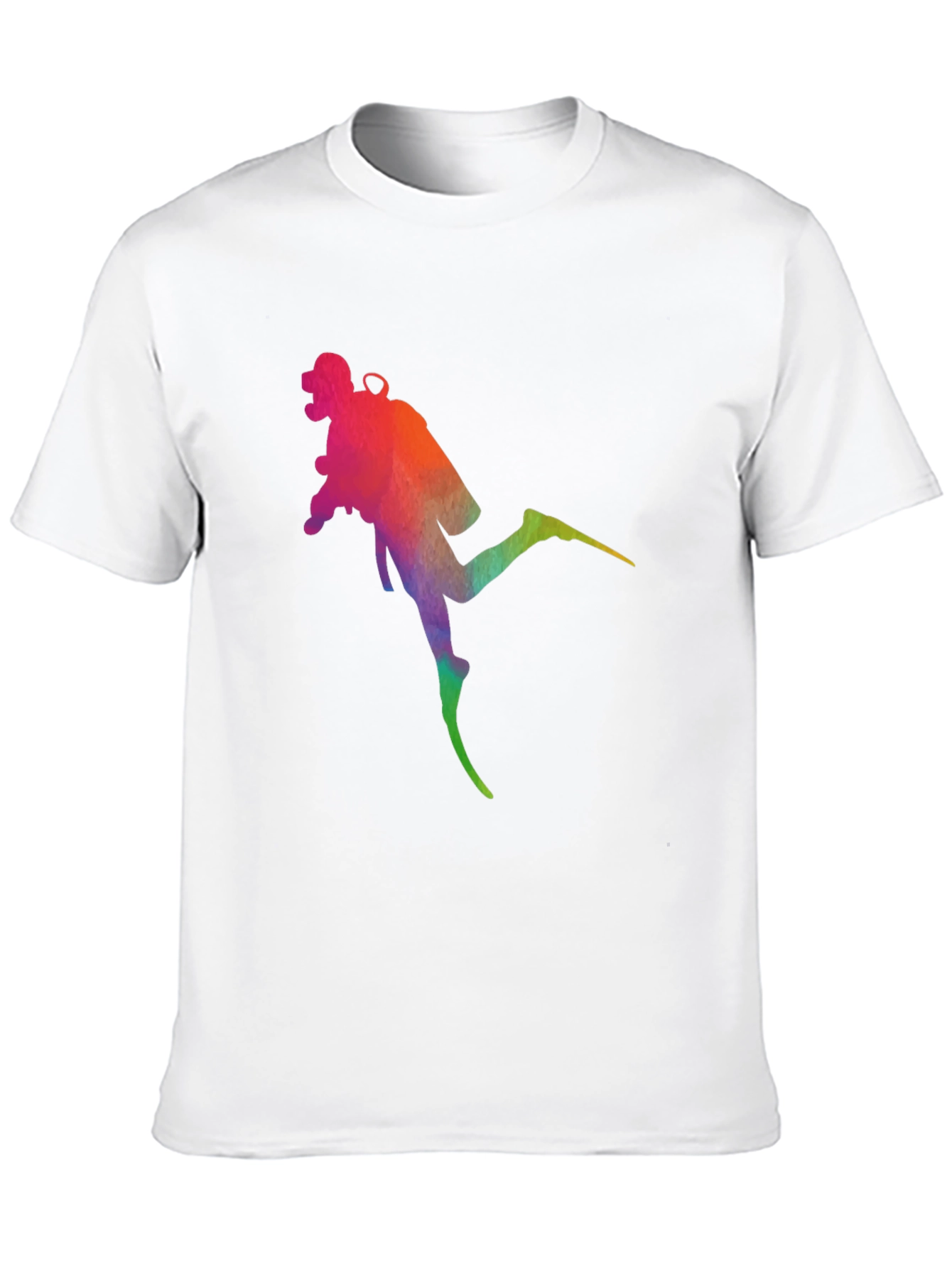 Rainbow Diver Black T-Shirt