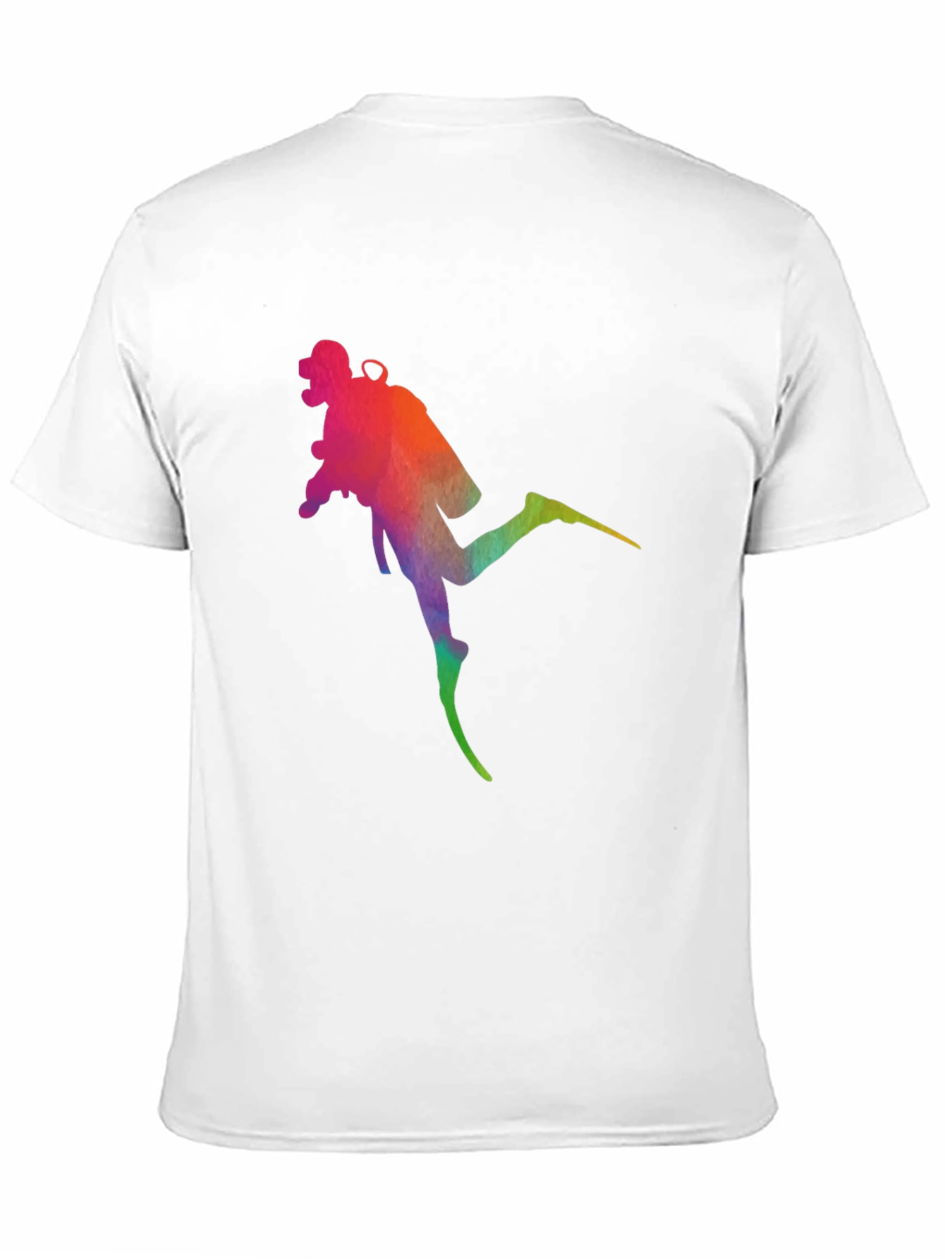 Rainbow Diver Black T-Shirt