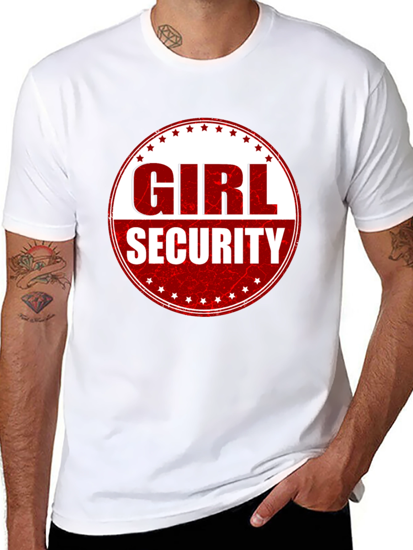 Girl Security T-Shirt - Funny Novelty Graphic Tee
