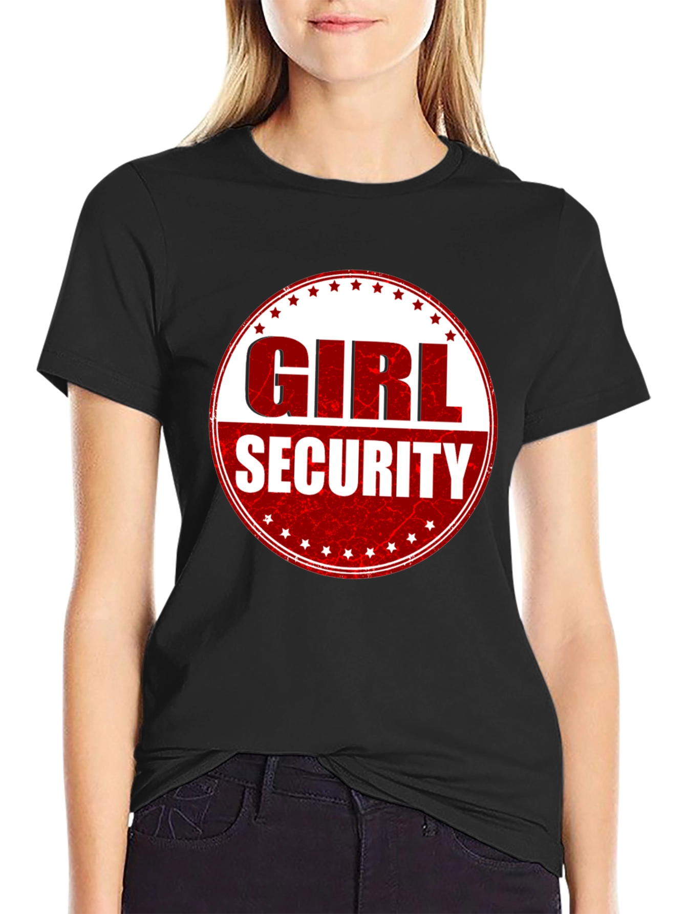 Girl Security T-Shirt - Funny Novelty Graphic Tee