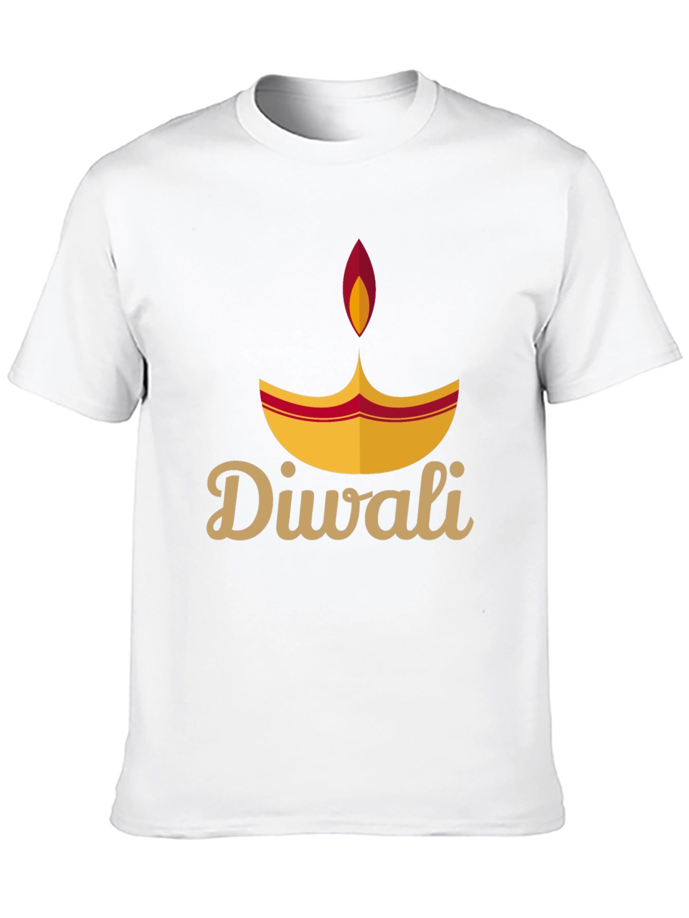 Diwali Festival Graphic Tee - Black