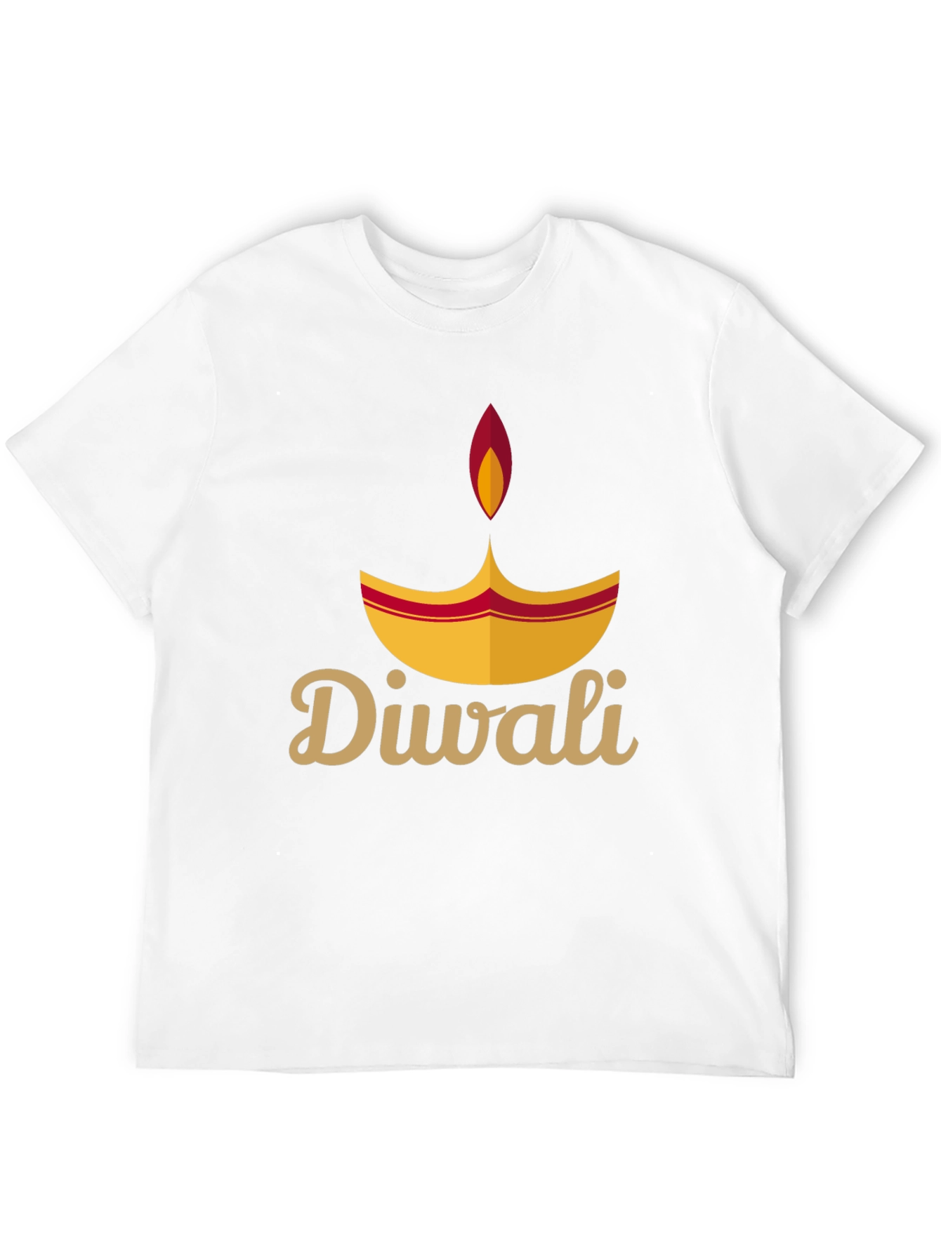 Diwali Festival Graphic Tee - Black
