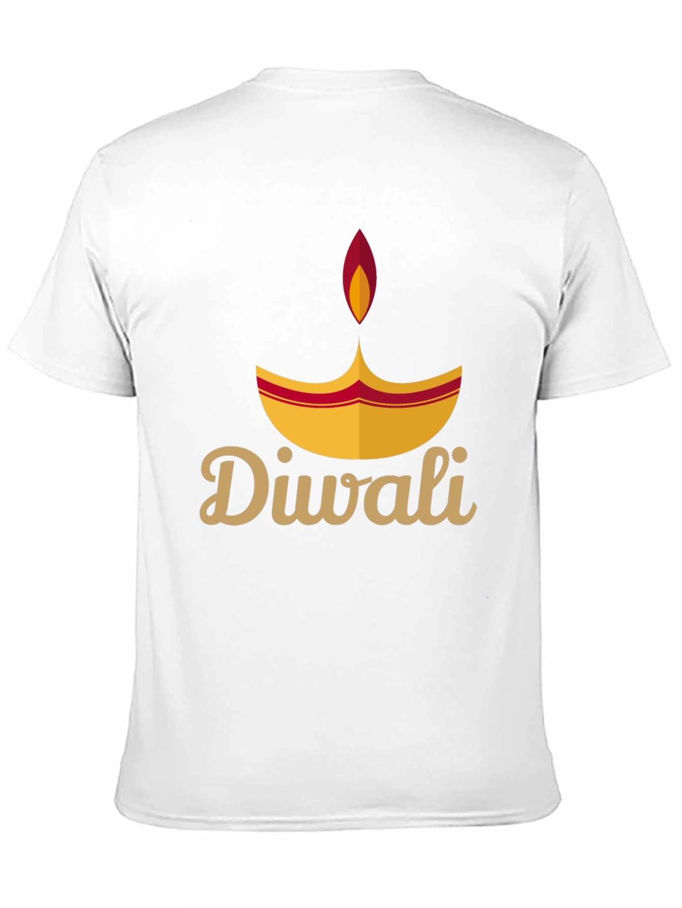 Diwali Festival Graphic Tee - Black