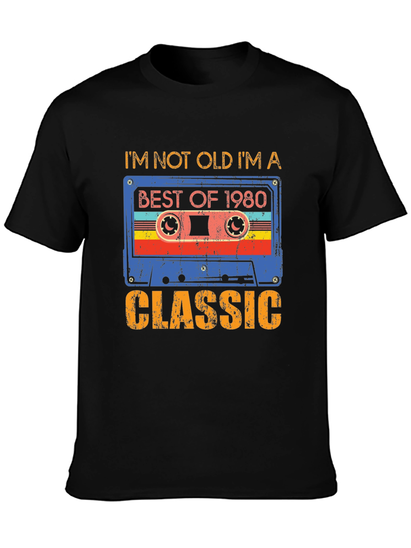 Best of 1980 Classic Cassette Graphic Tee