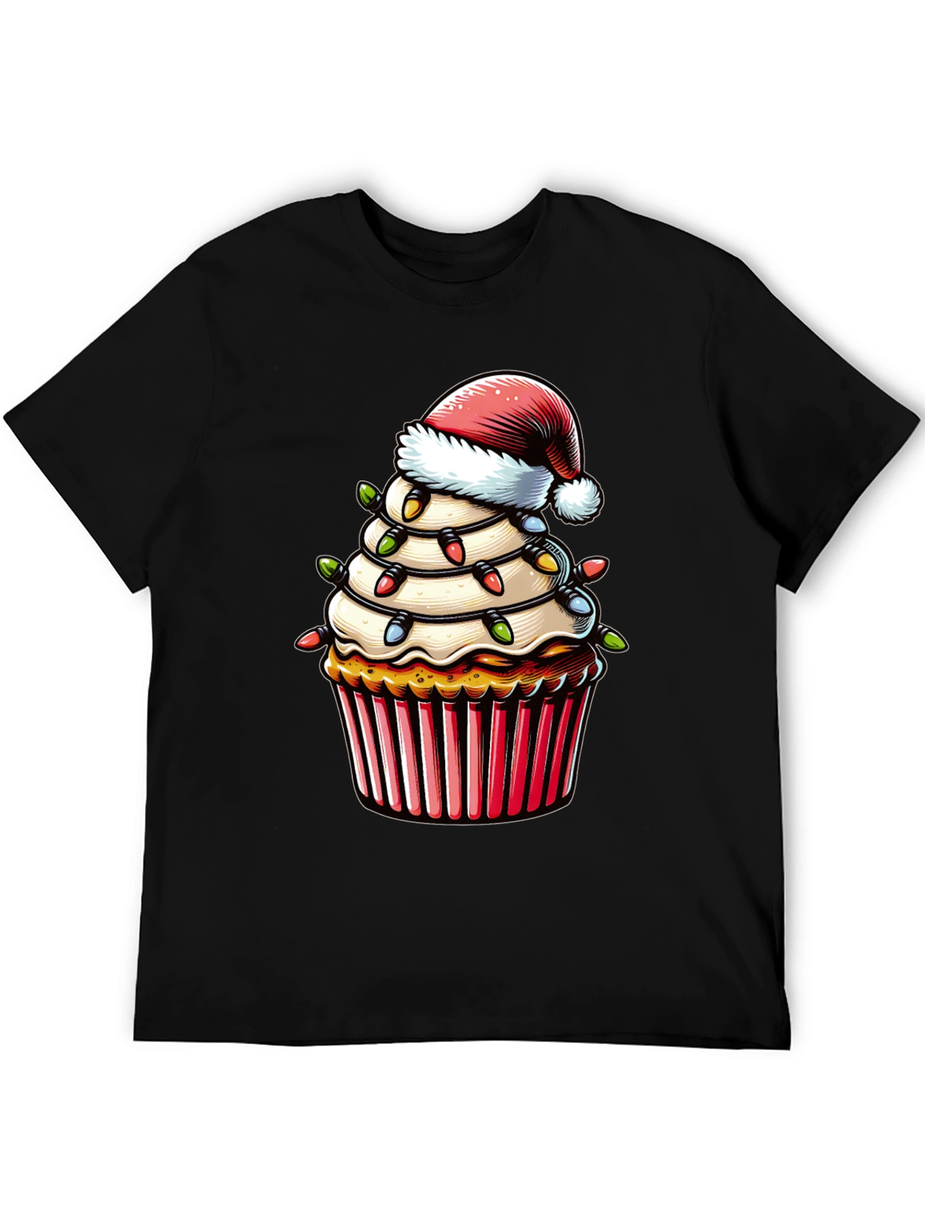 Festive Christmas Cupcake T-Shirt