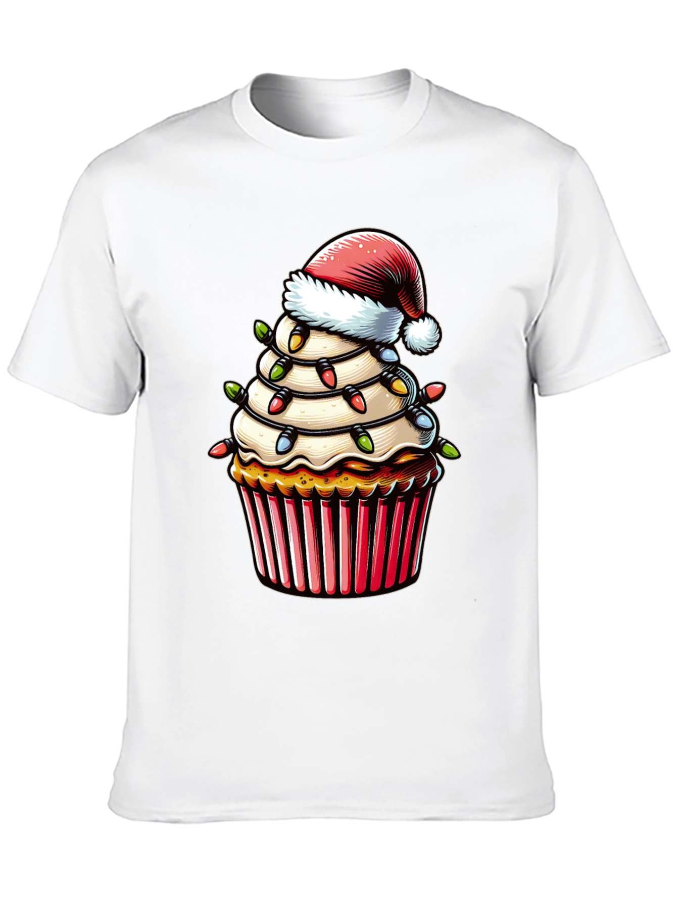 Festive Christmas Cupcake T-Shirt