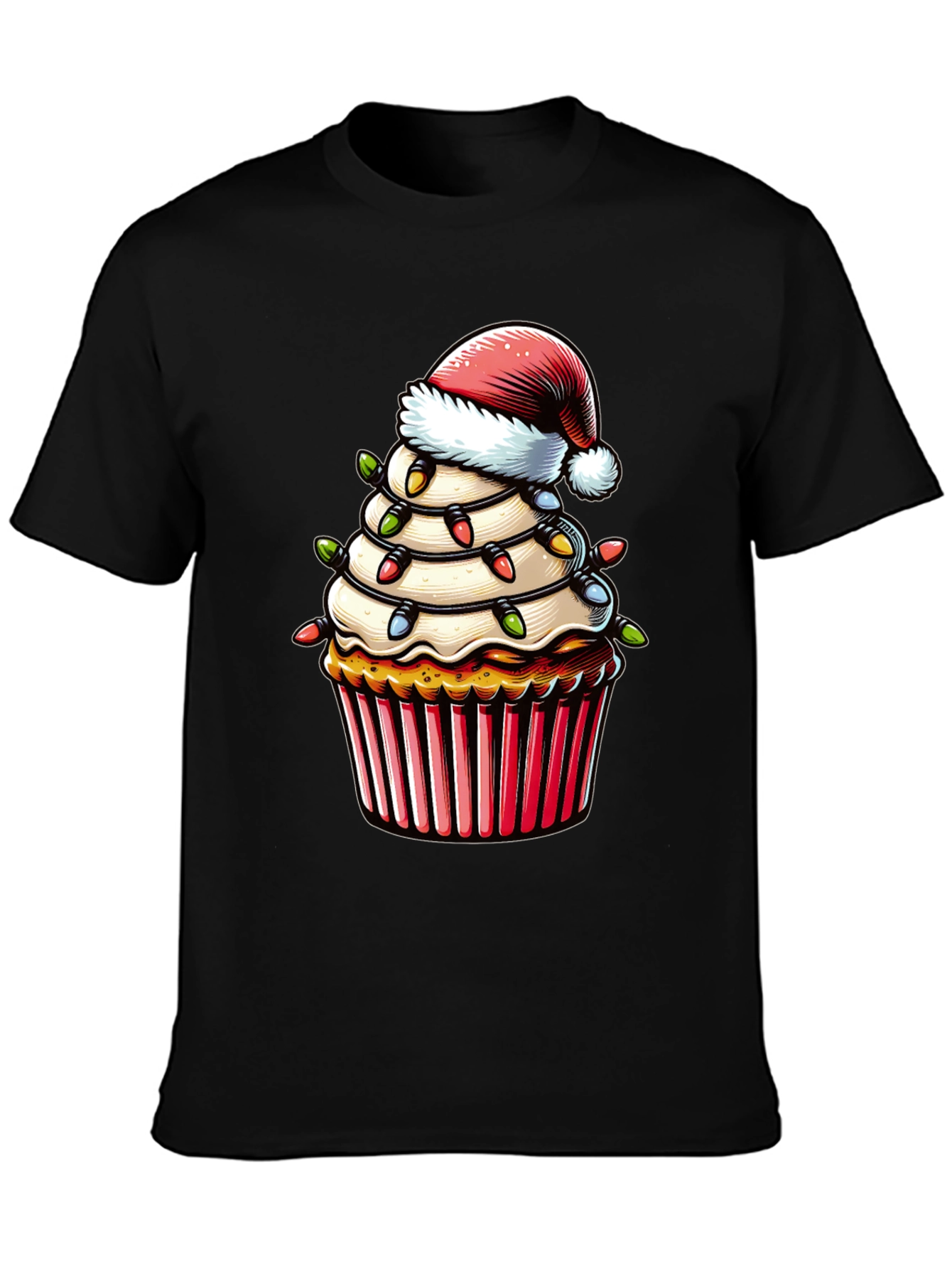 Festive Christmas Cupcake T-Shirt
