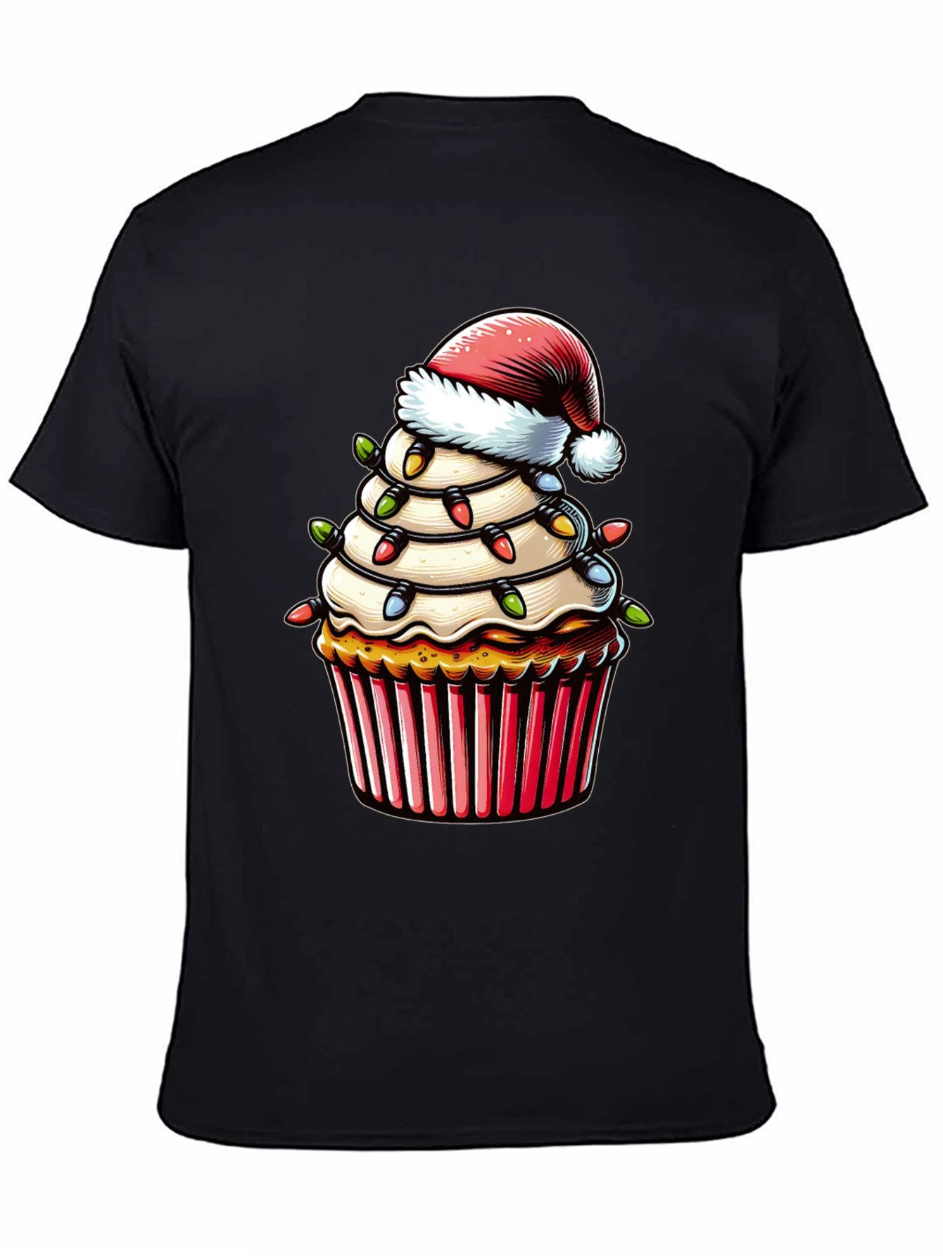 Festive Christmas Cupcake T-Shirt