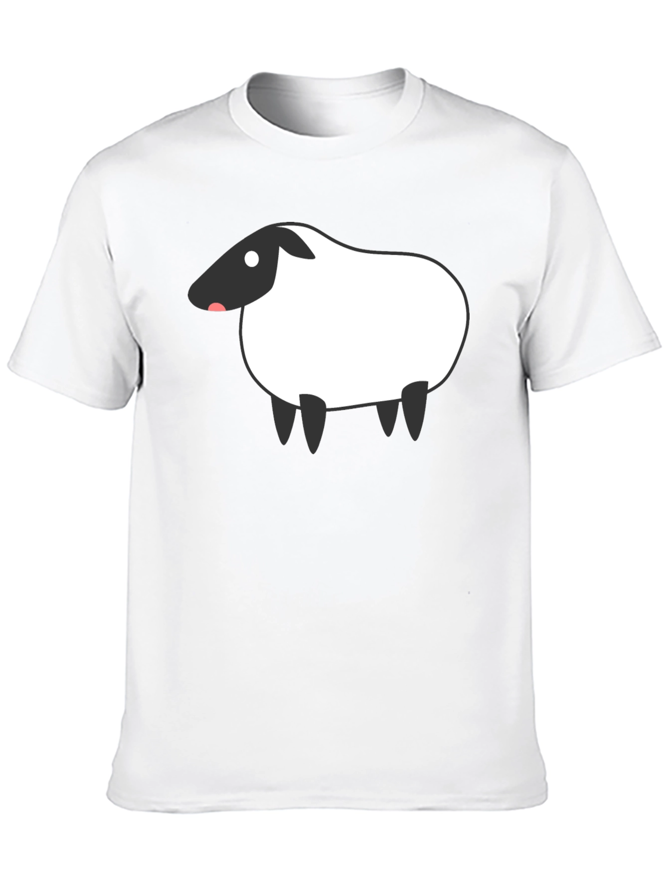 Sheep Graphic Black T-Shirt