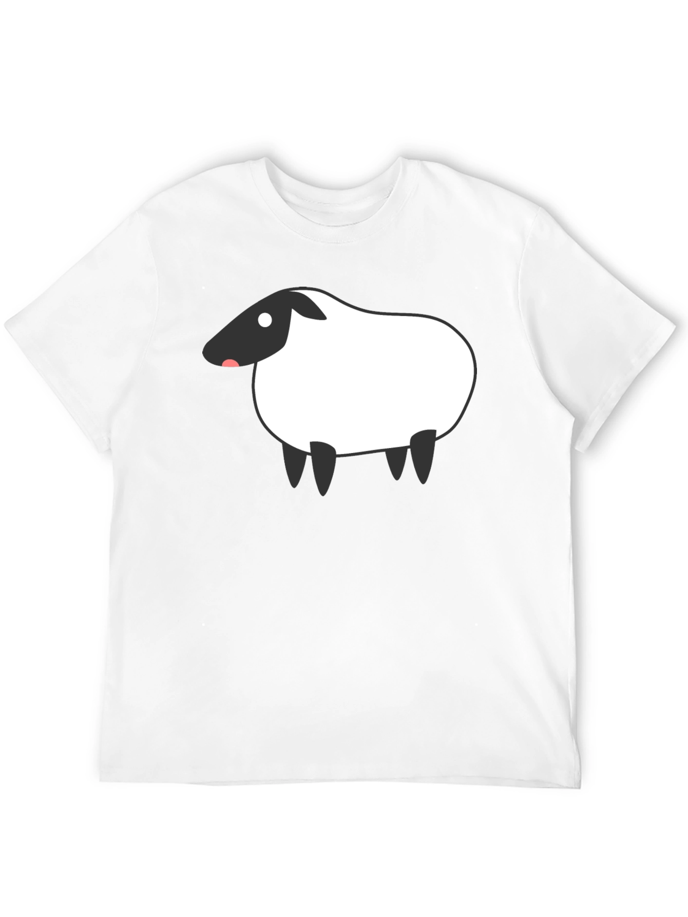 Sheep Graphic Black T-Shirt