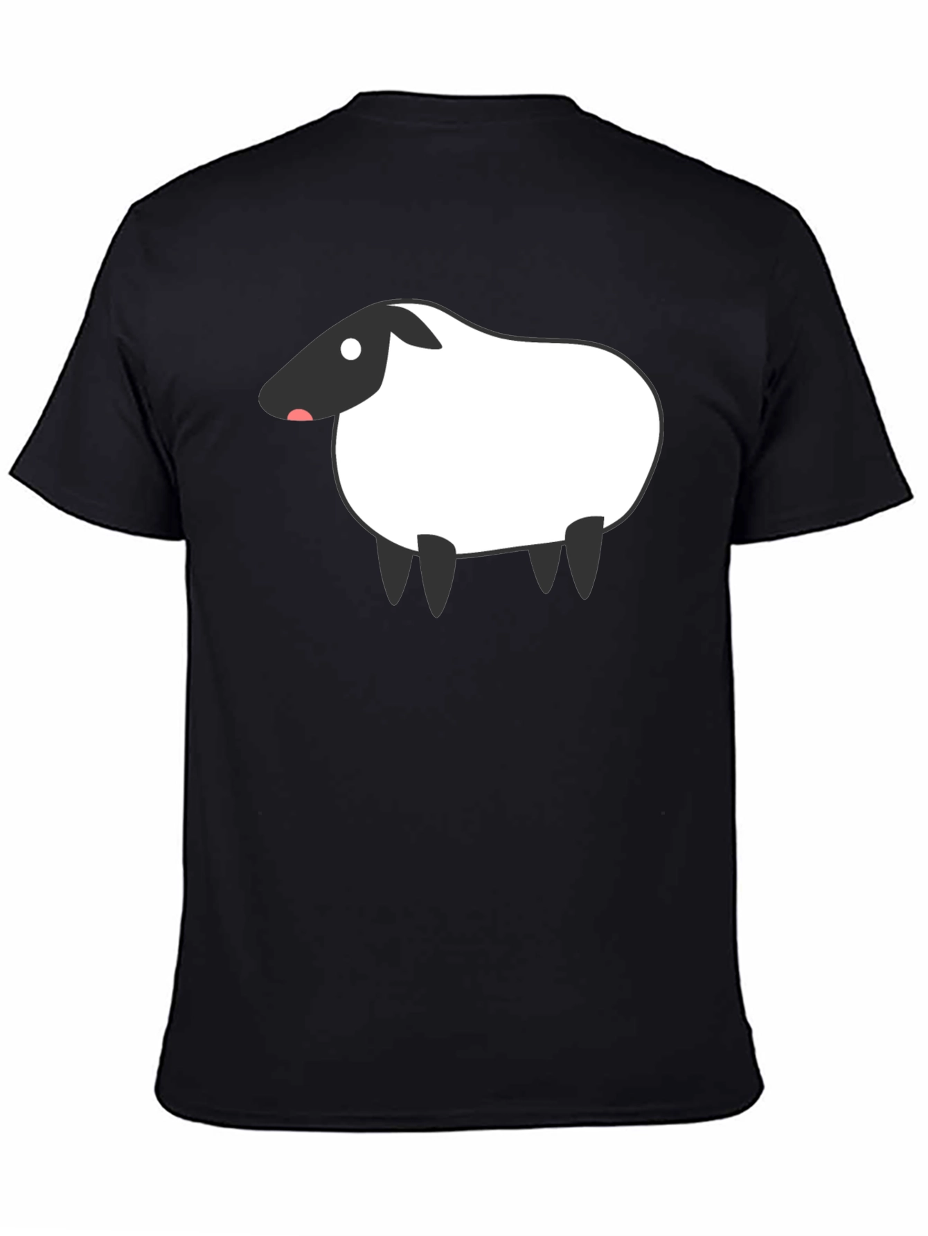 Sheep Graphic Black T-Shirt