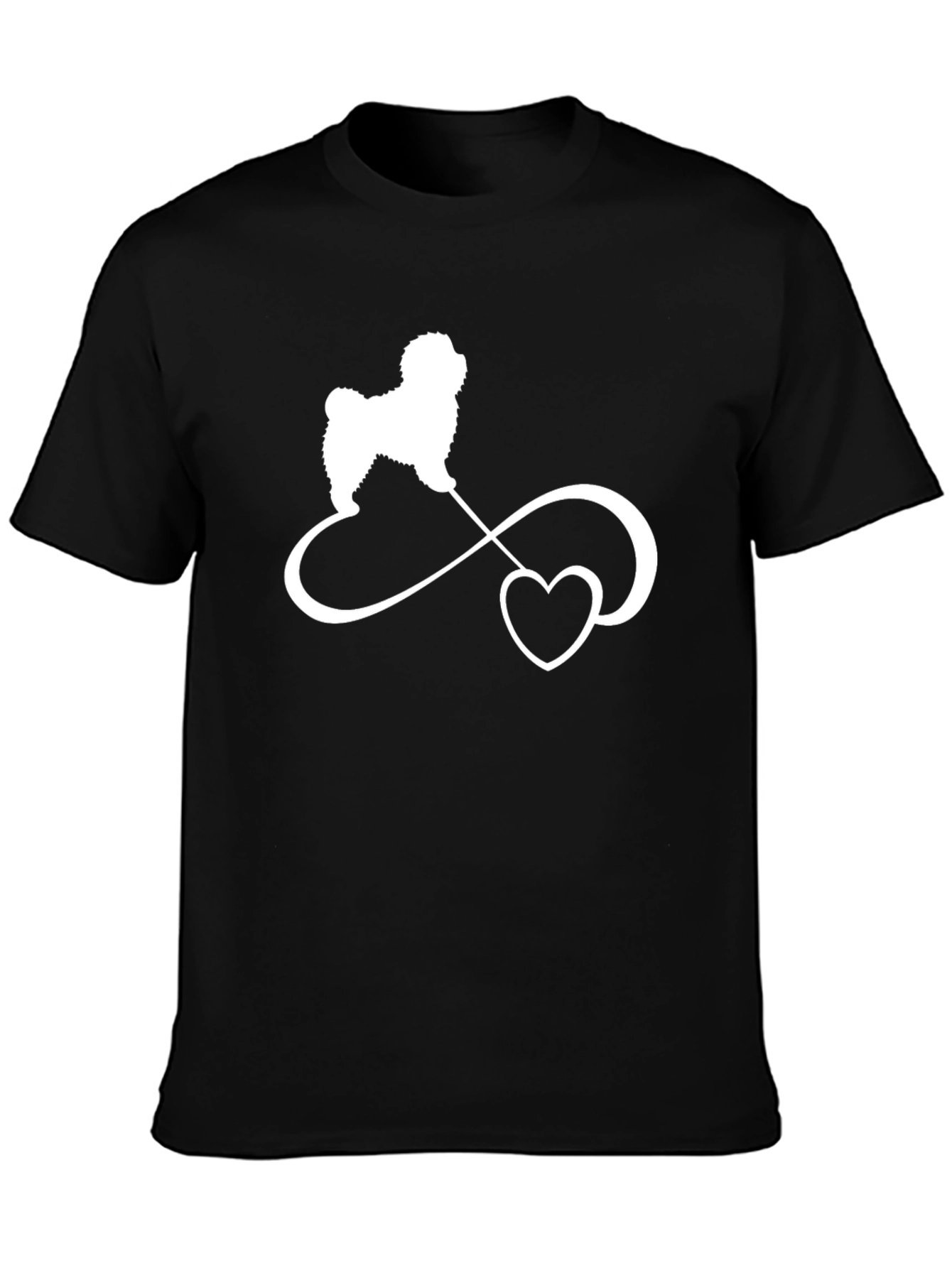 Dog Lover T-Shirt with Heart & Infinity